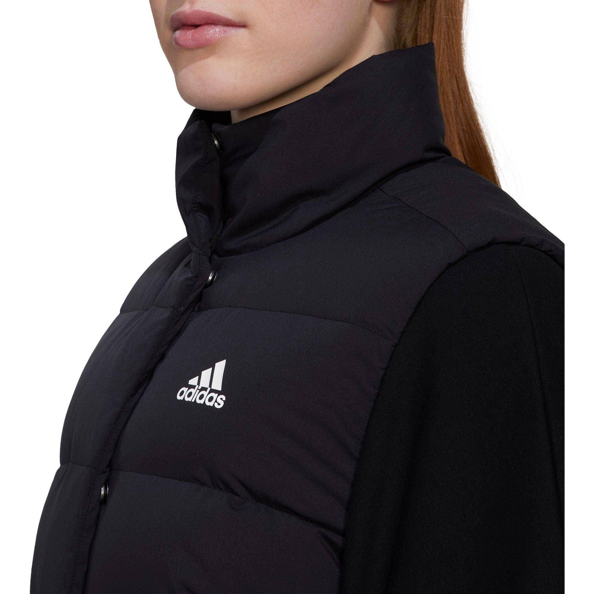 adidas Helionic Womens Down Gilet - Black - Image 6