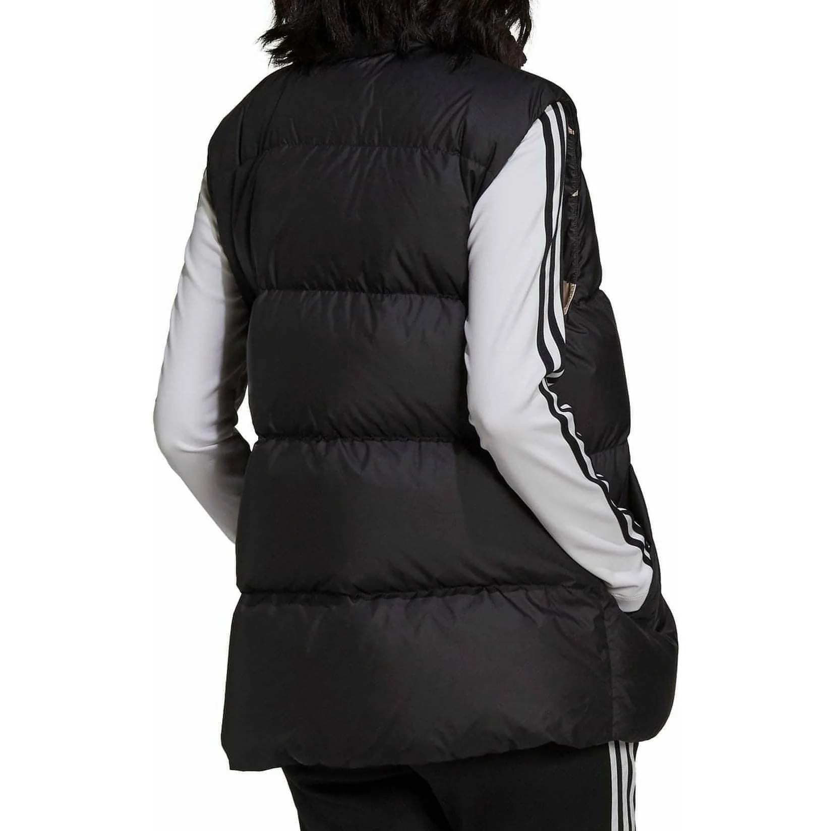 adidas Marimekko Reversible Womens Down Gilet - Black - Image 2