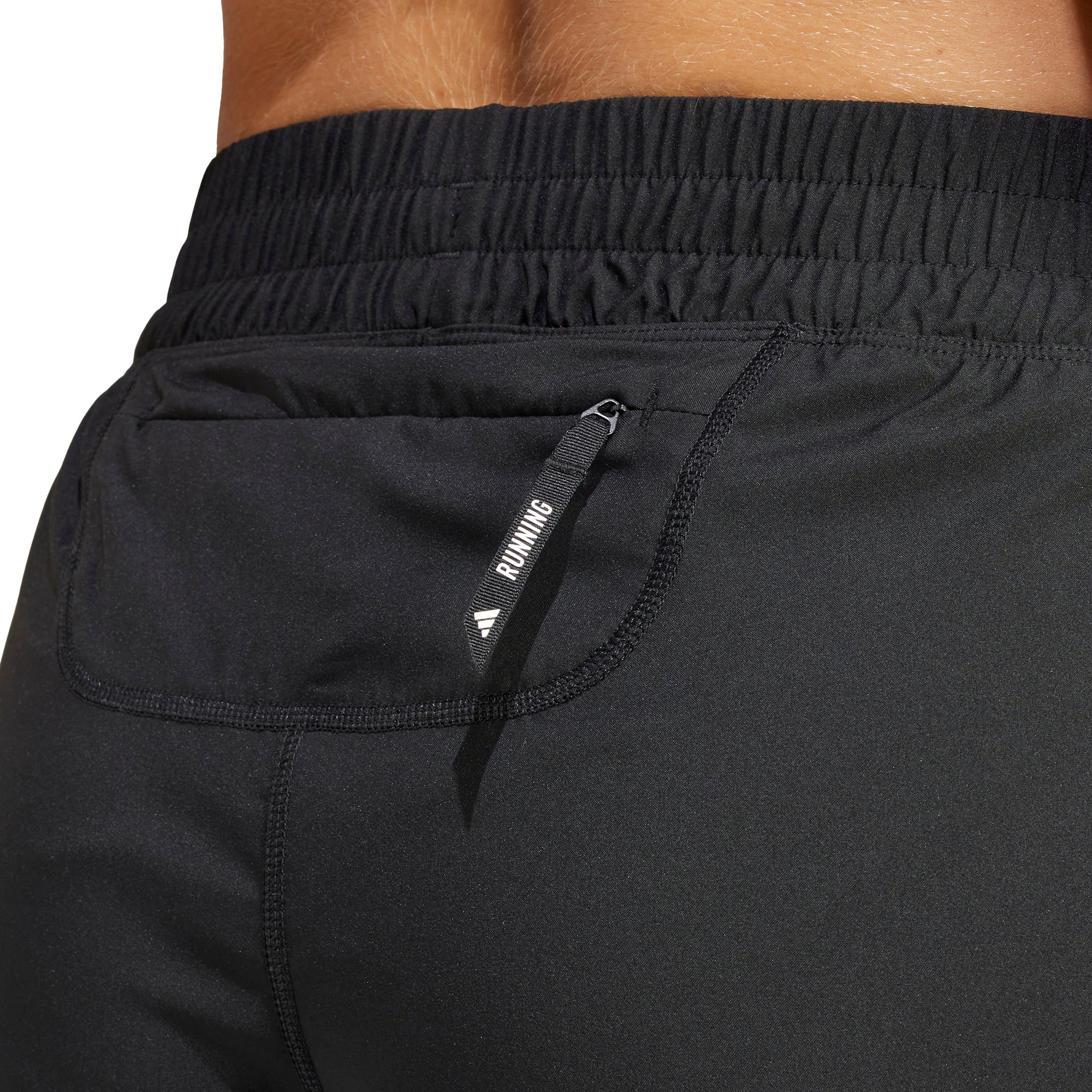 adidas Own The Run 3 Inch Womens Running Shorts - Black - Image 4