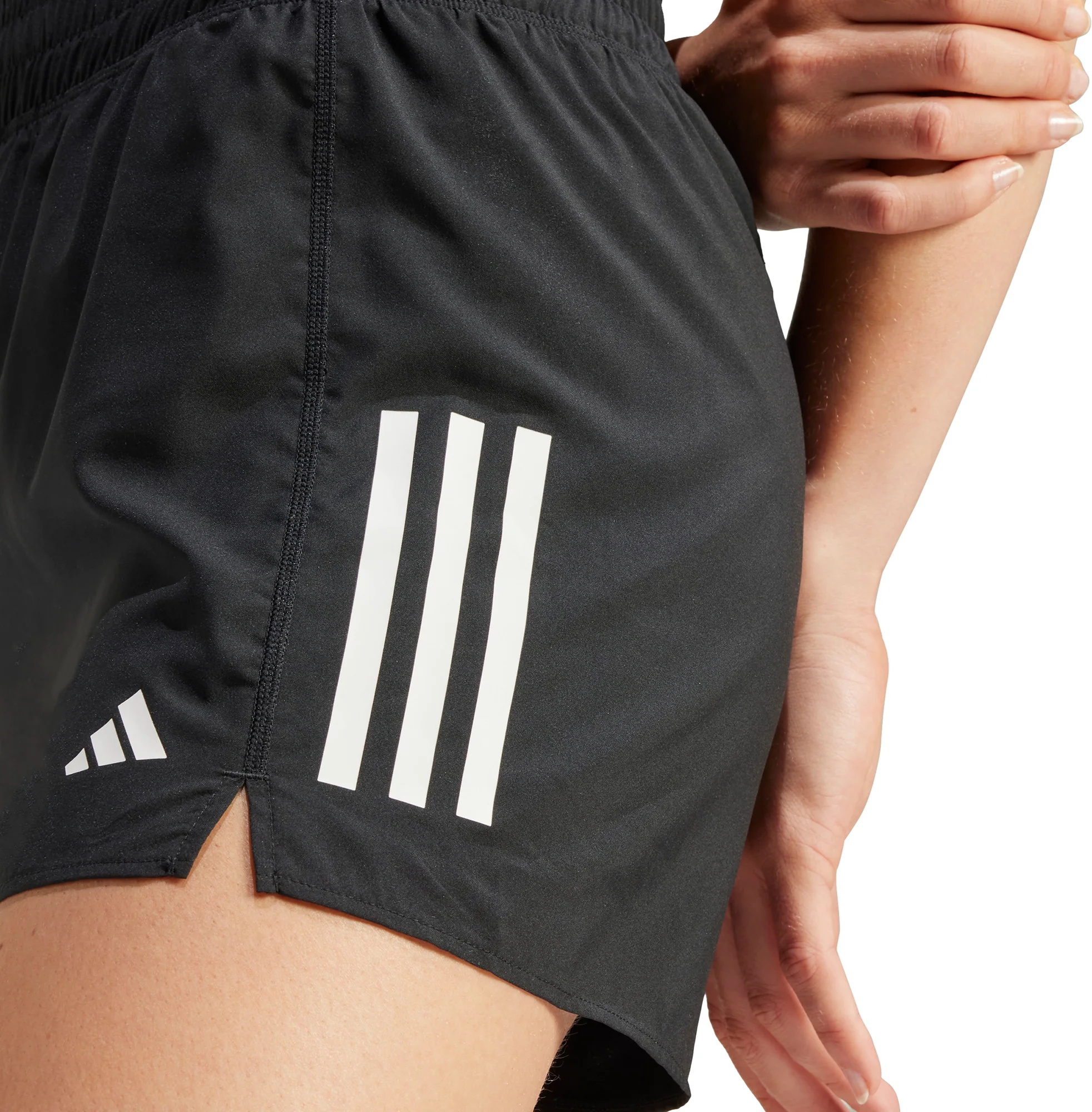 adidas Own The Run 4 Inch Womens Running Shorts - Black - Image 4