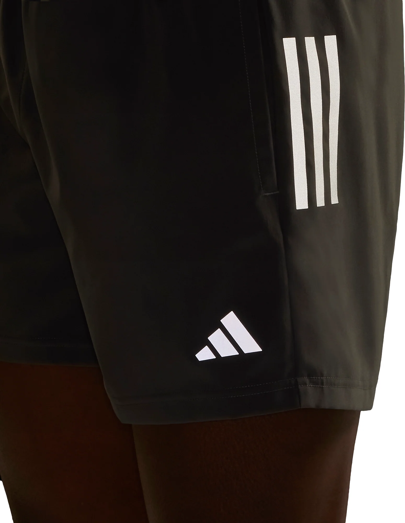 adidas Own The Run 5 Inch Mens Running Shorts - Grey - Image 4