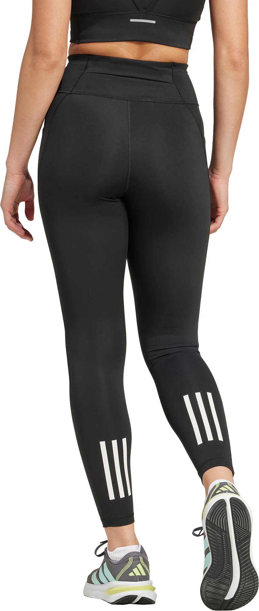 adidas Own The Run 7/8 Womens Running Tights - Black - Image 2