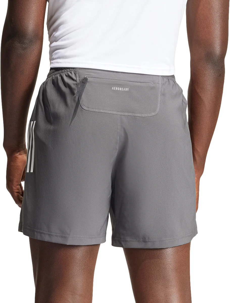 adidas Own The Run 7 Inch Mens Running Shorts - Grey - Image 2