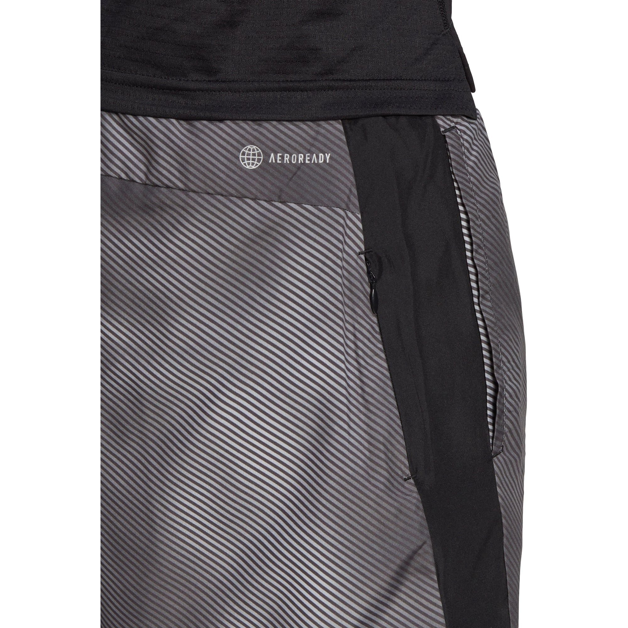adidas Own The Run 9 Inch Mens Running Shorts - Grey - Image 3