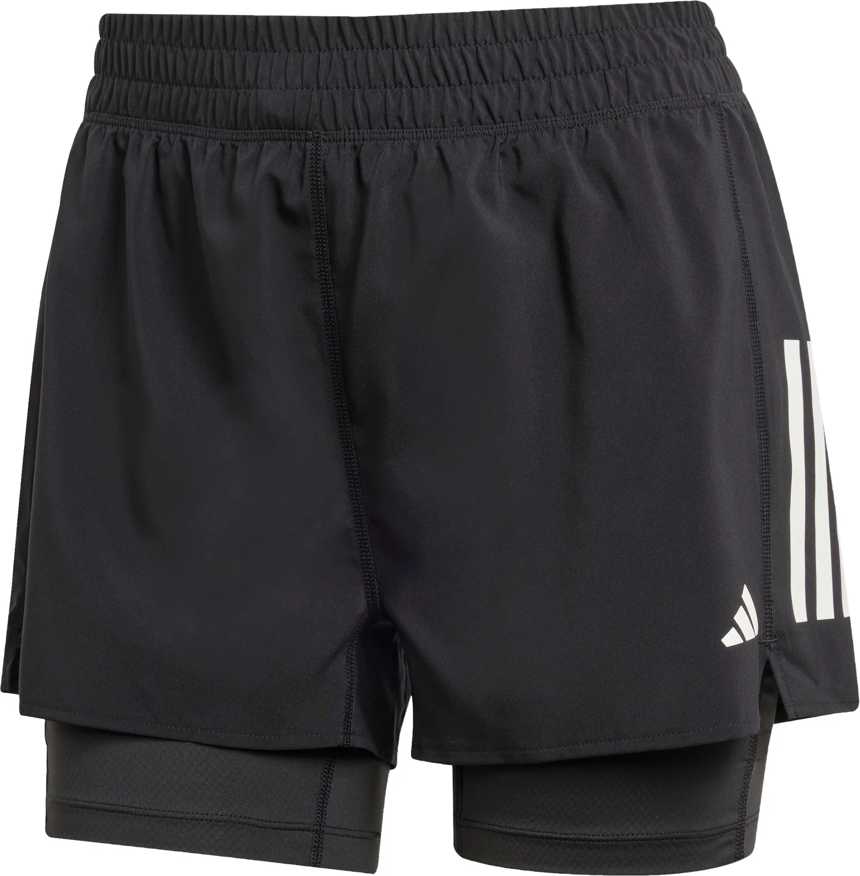 adidas Own The Run ClimaCool 2 In 1 Womens Running Shorts - Black - Image 5