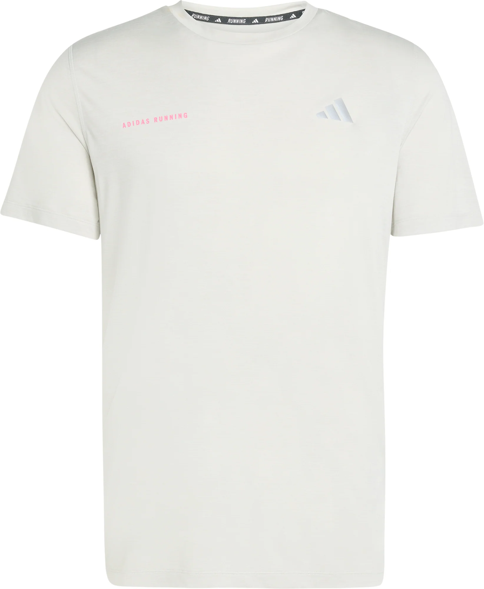 adidas Own The Run Melange Short Sleeve Mens Running Top - Grey - Image 5
