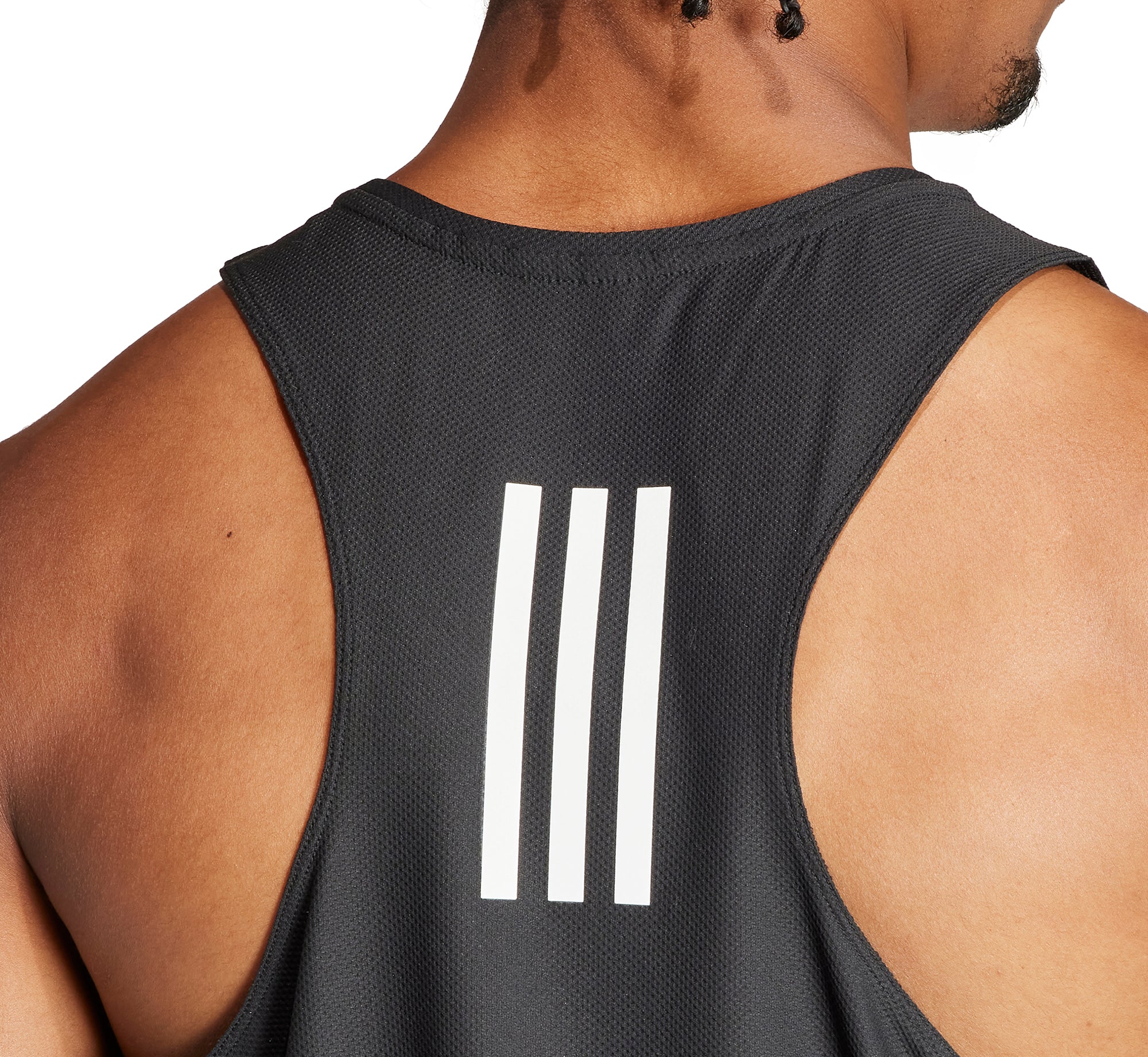 adidas Own The Run Mens Running Vest - Black - Image 4