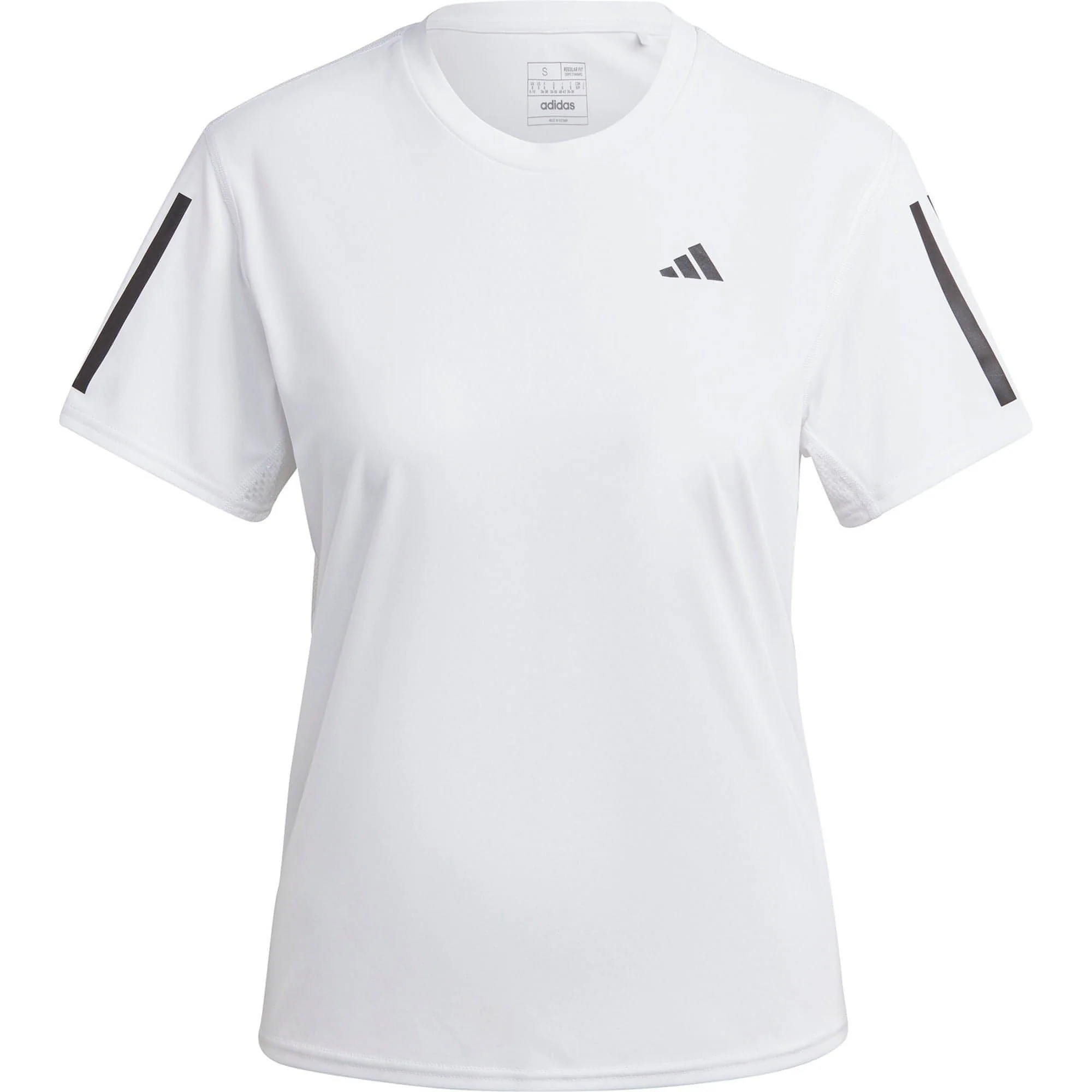 adidas Own The Run Short Sleeve Womens Running Top - White - Image 6