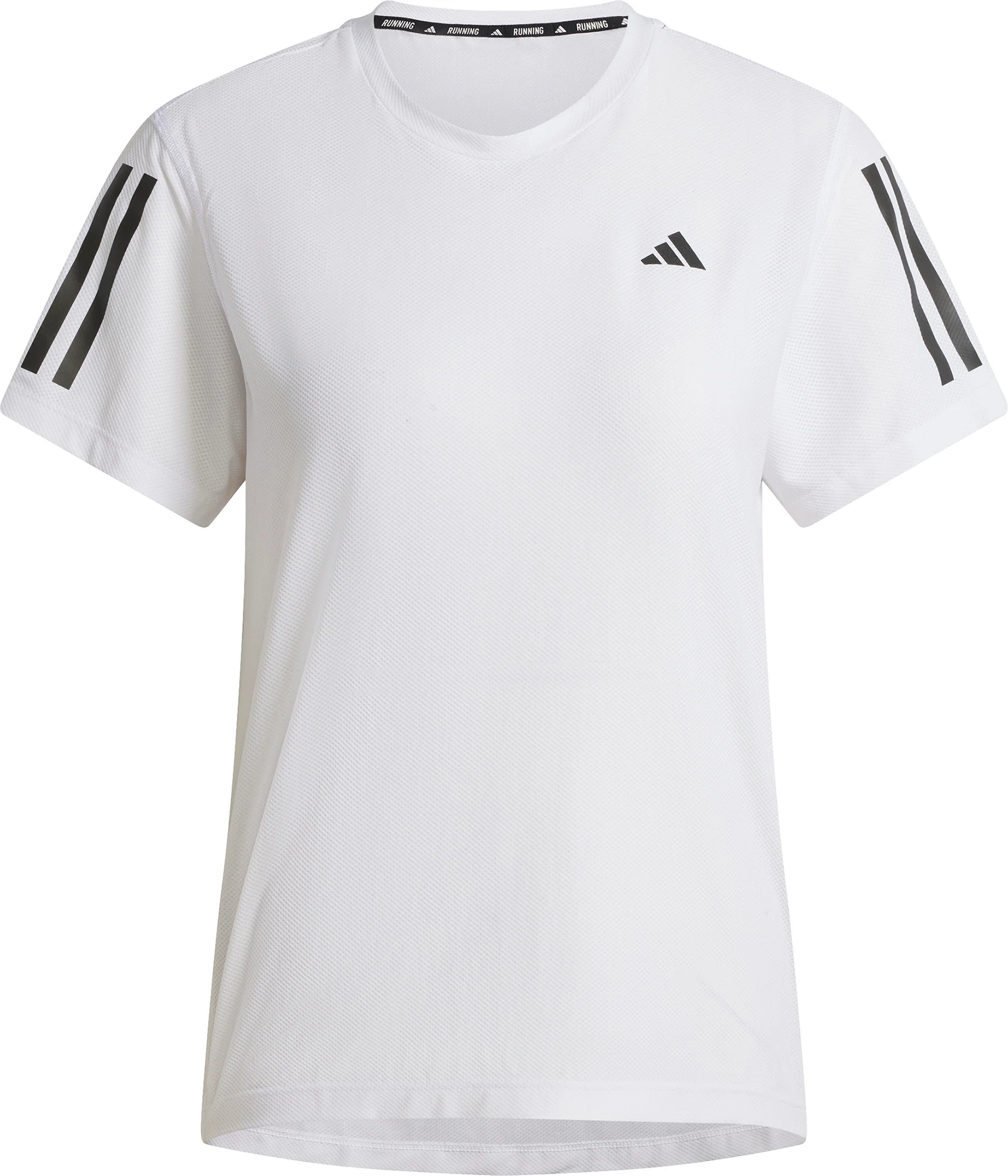 adidas Own The Run Short Sleeve Womens Running Top - White - Image 5