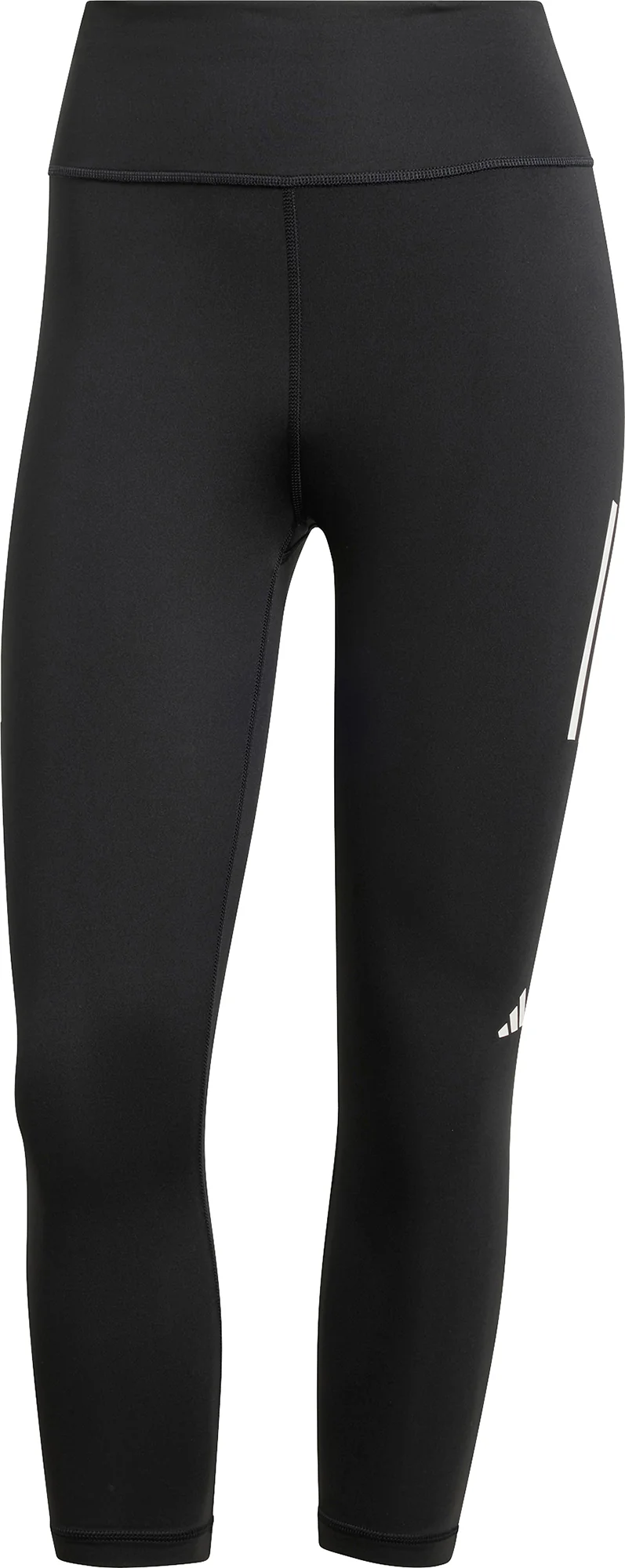 adidas Own The Run Womens 3/4 Capri Running Tights - Black - Image 5
