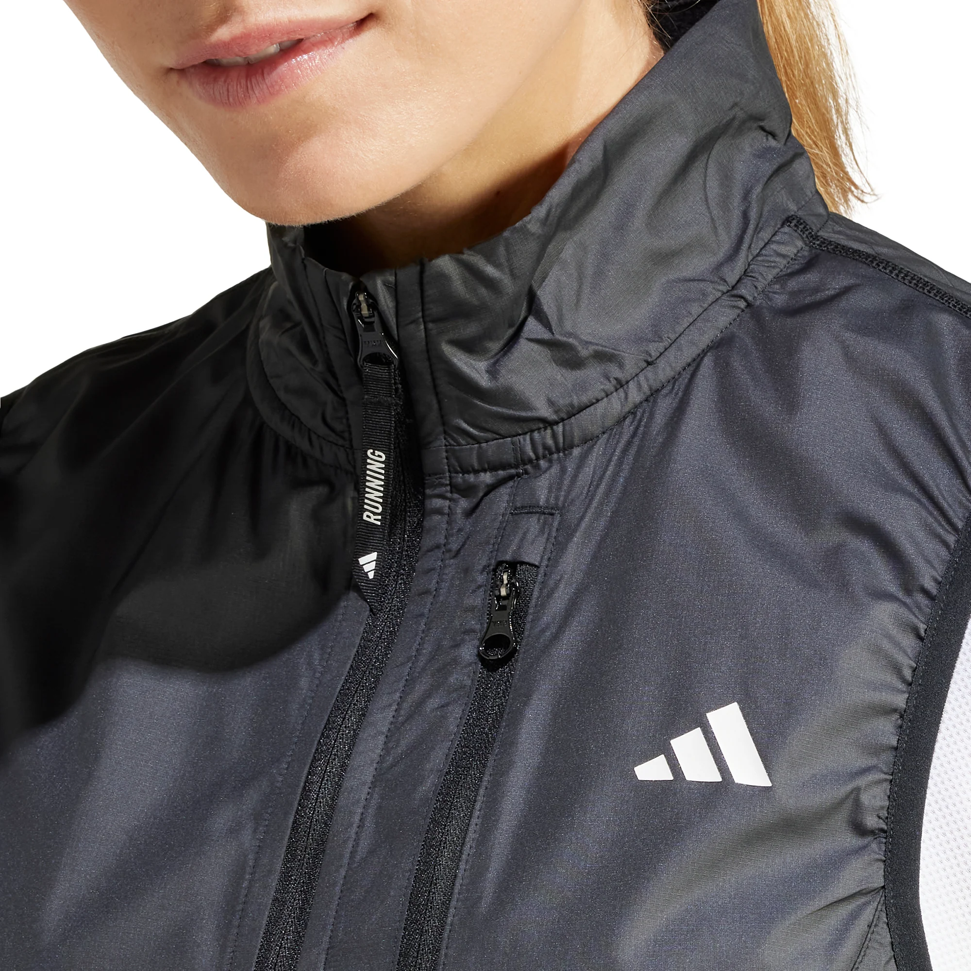 adidas Own The Run Womens Running Gilet - Black - Image 4