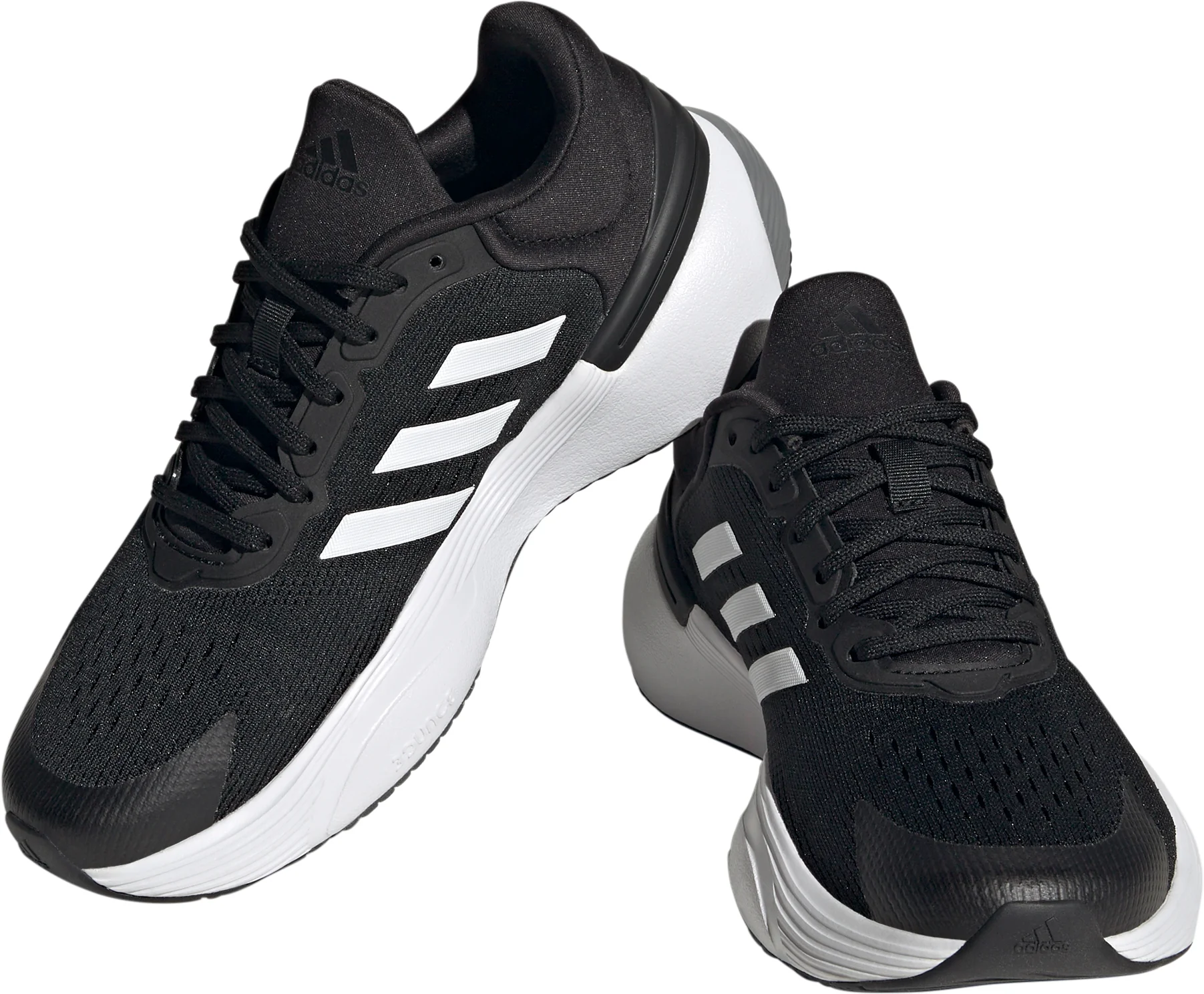 adidas Response Super 3.0 Junior Running Shoes - Black - Image 6