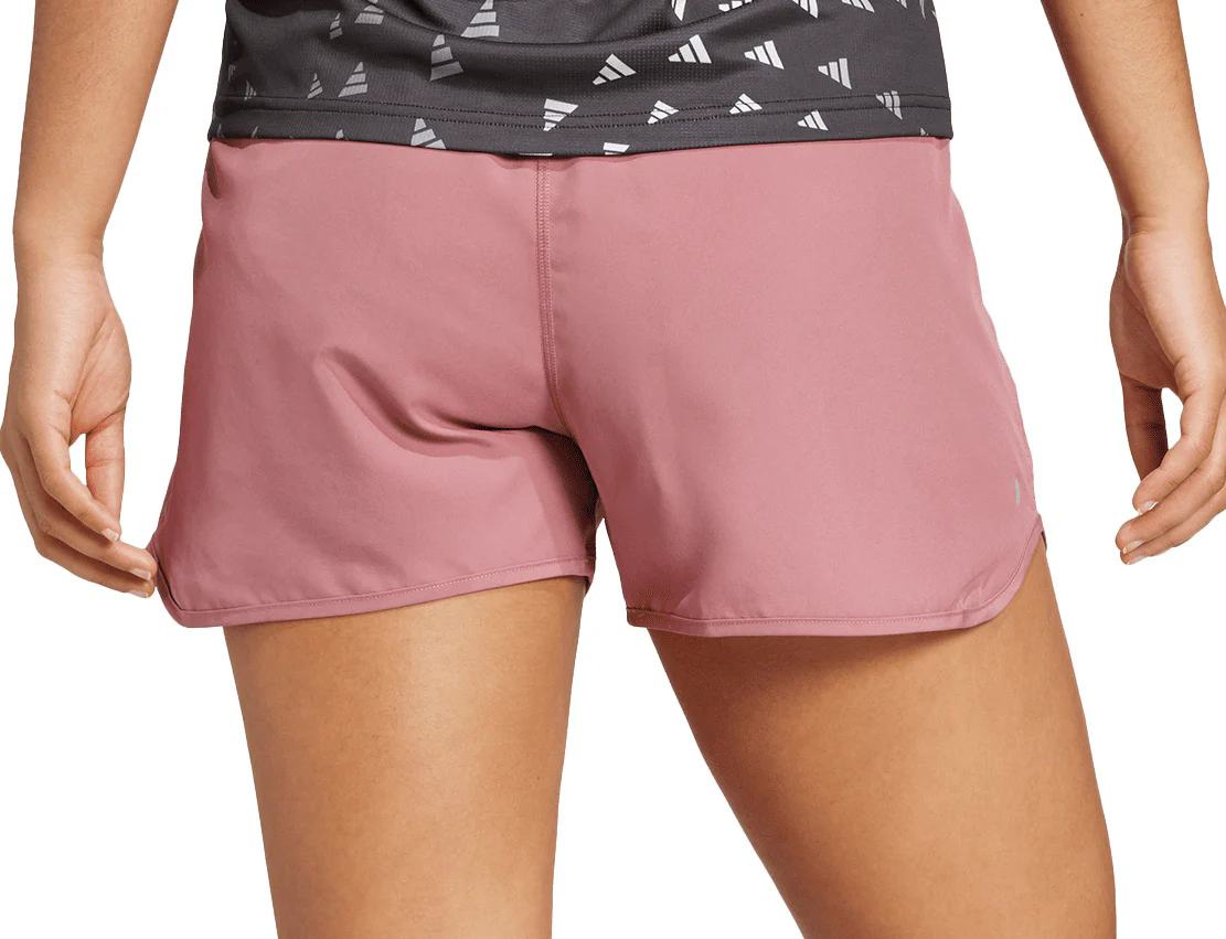 adidas Run It 3 Inch Womens Running Shorts - Pink - Image 2