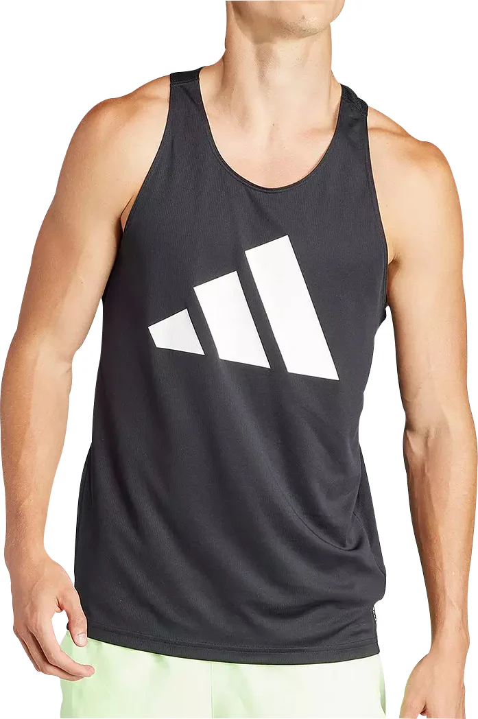 adidas Run It Mens Running Vest - Black