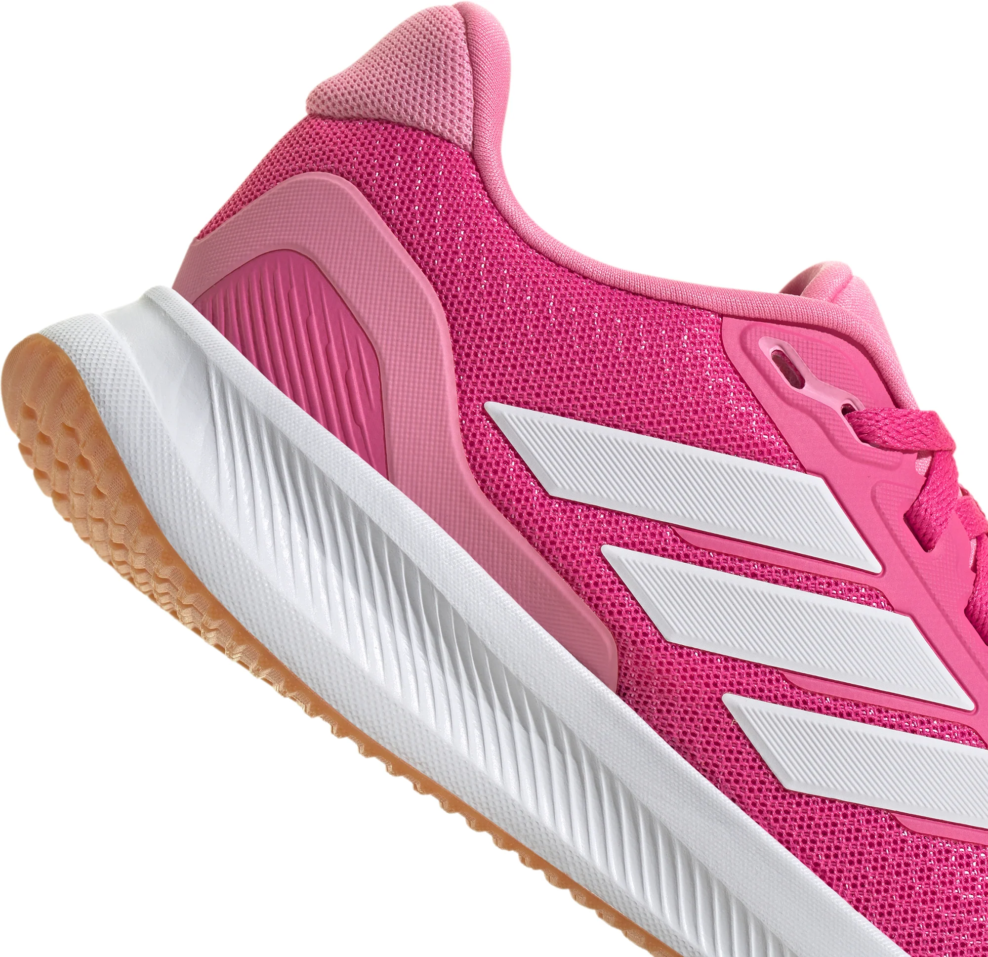 adidas RunFalcon 5 Junior Running Shoes - Pink - Image 8