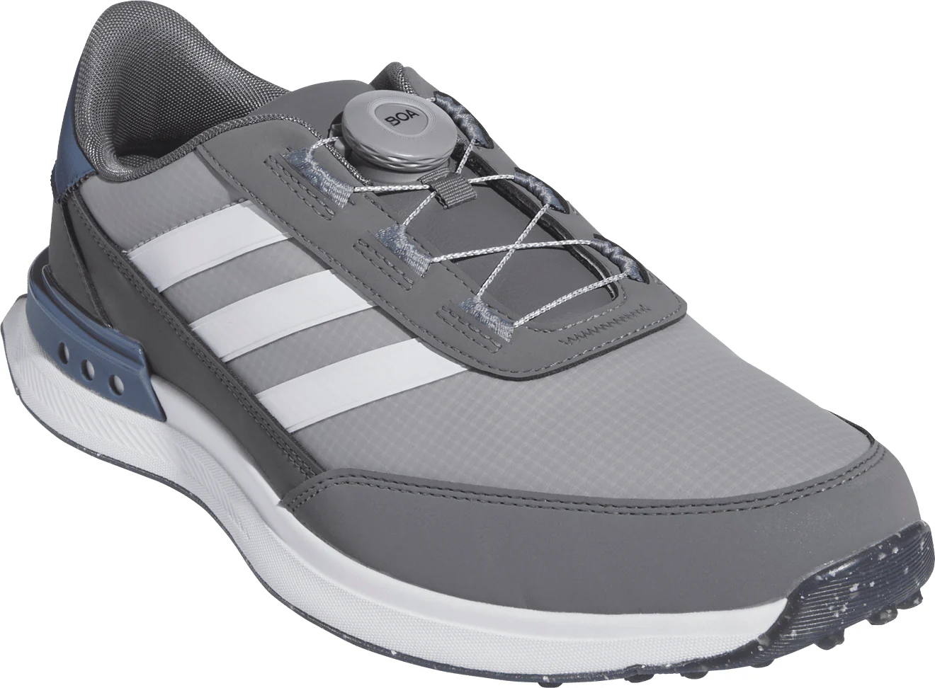adidas S2G BOA 24 WIDE FIT Spikeless Mens Golf Shoes - Grey - Image 6