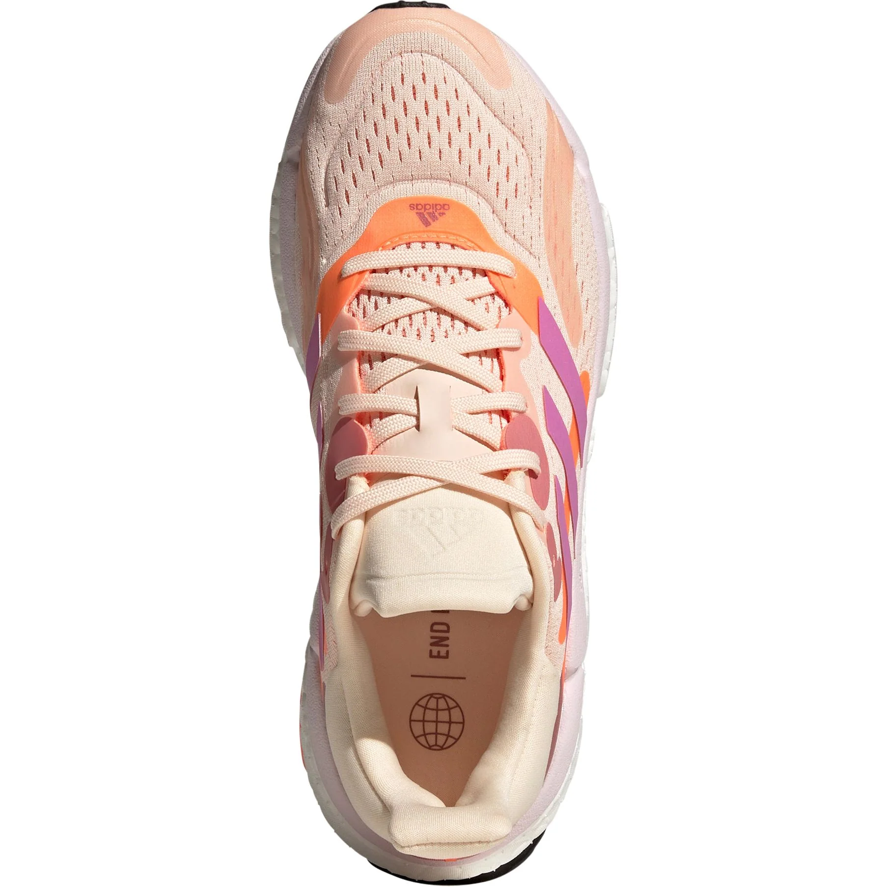 adidas Solar Boost 4 Womens Running Shoes - Orange - Image 4