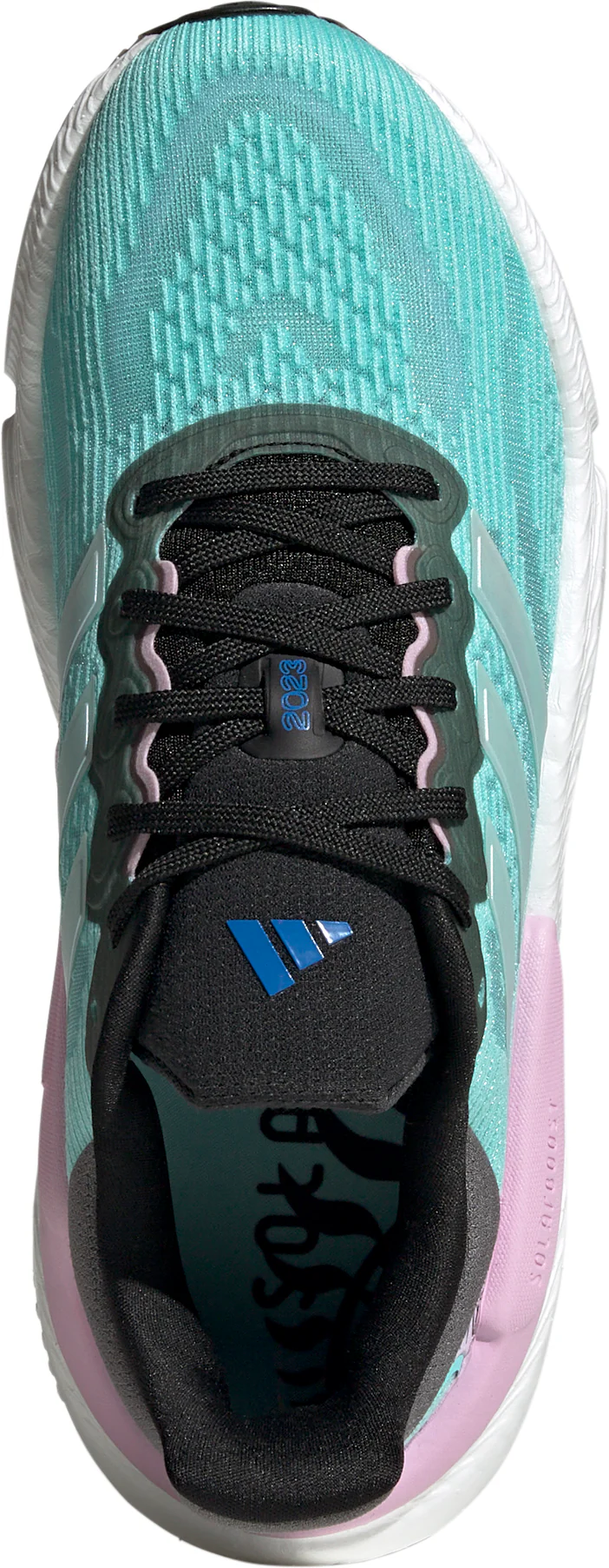 adidas Solar Boost 5 Womens Running Shoes - Blue - Image 4