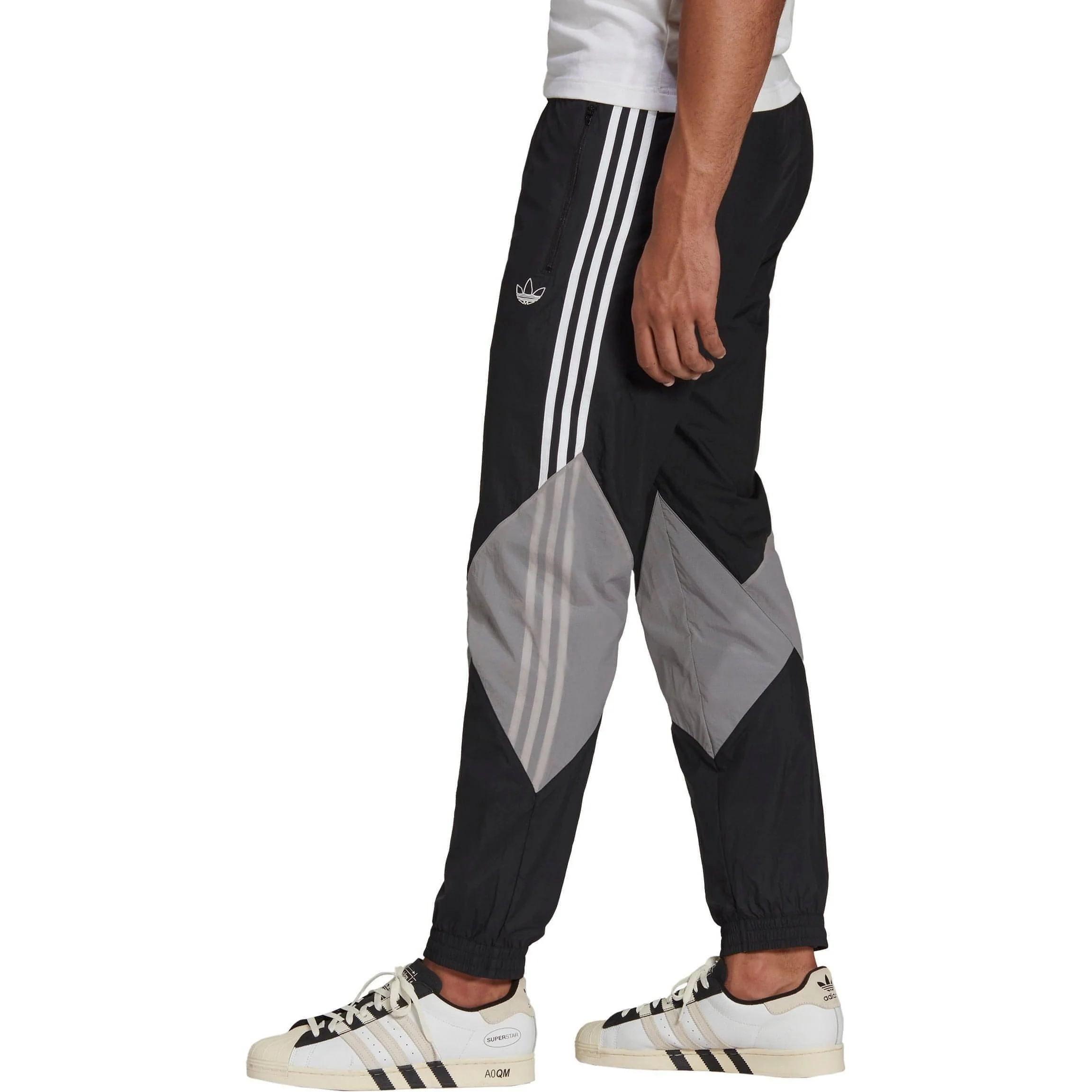 adidas SPRT Lightning Mens Track Pants - Black - Image 3