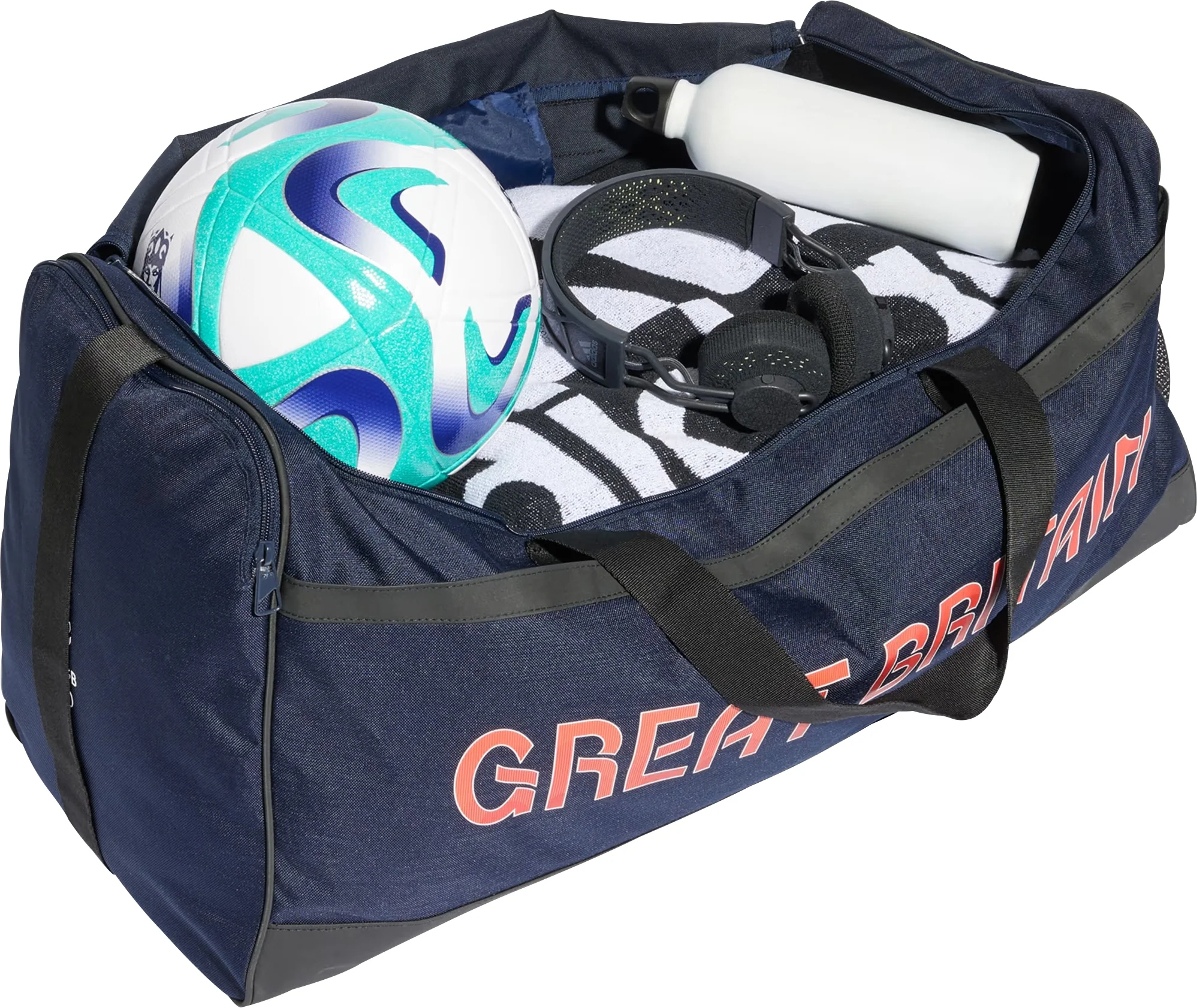 adidas Team GB Holdall - Blue - Image 3
