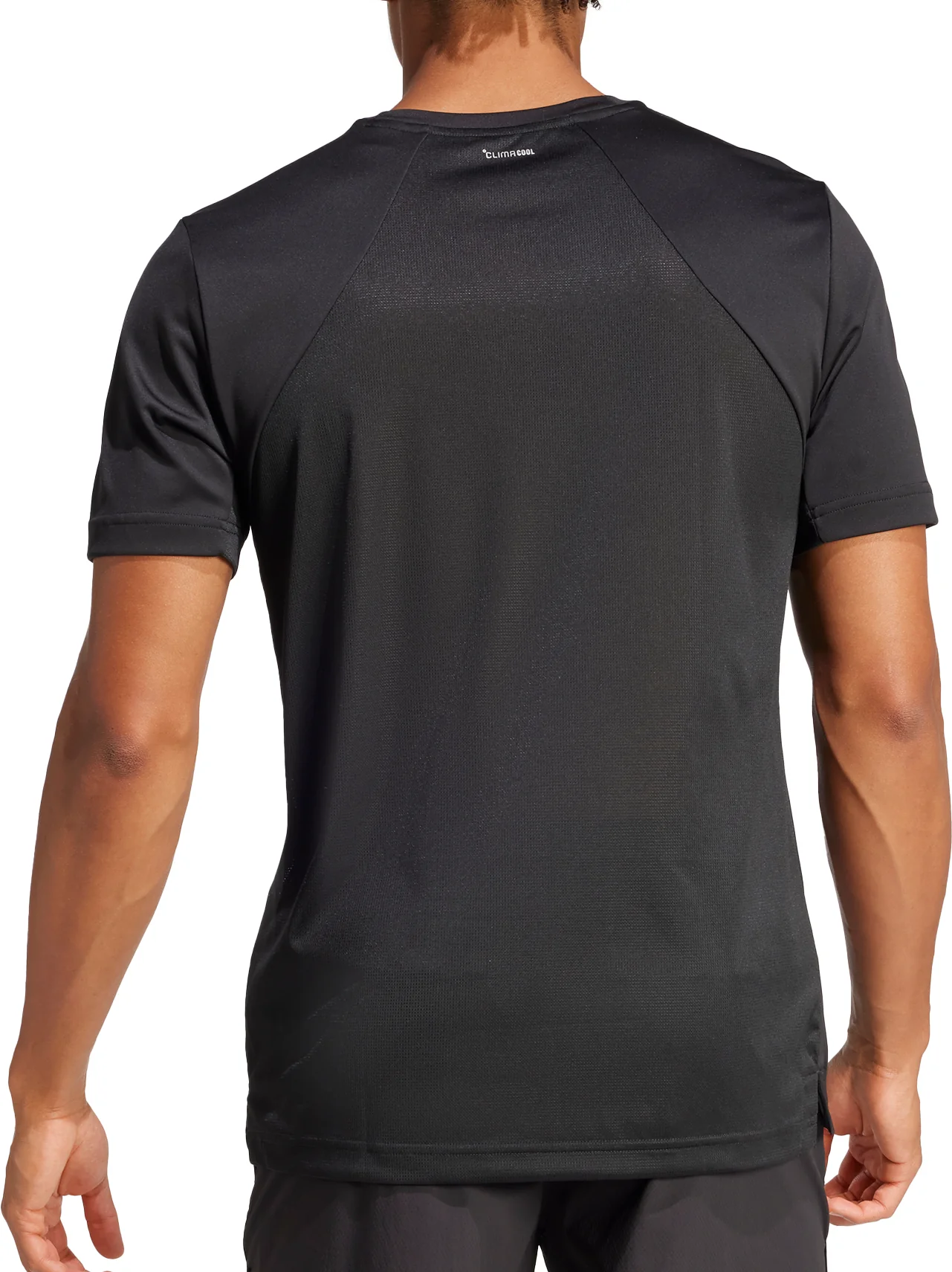adidas Tech Apparel Short Sleeve Mens Training Top - Black - Image 2