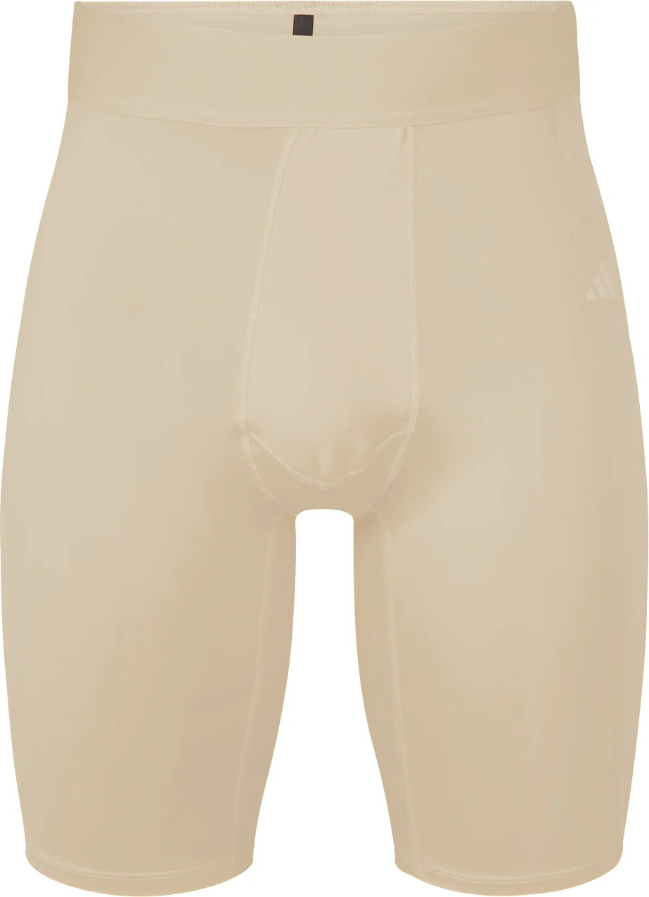adidas Tech-Fit AeroReady Mens Short Training Tights - Beige