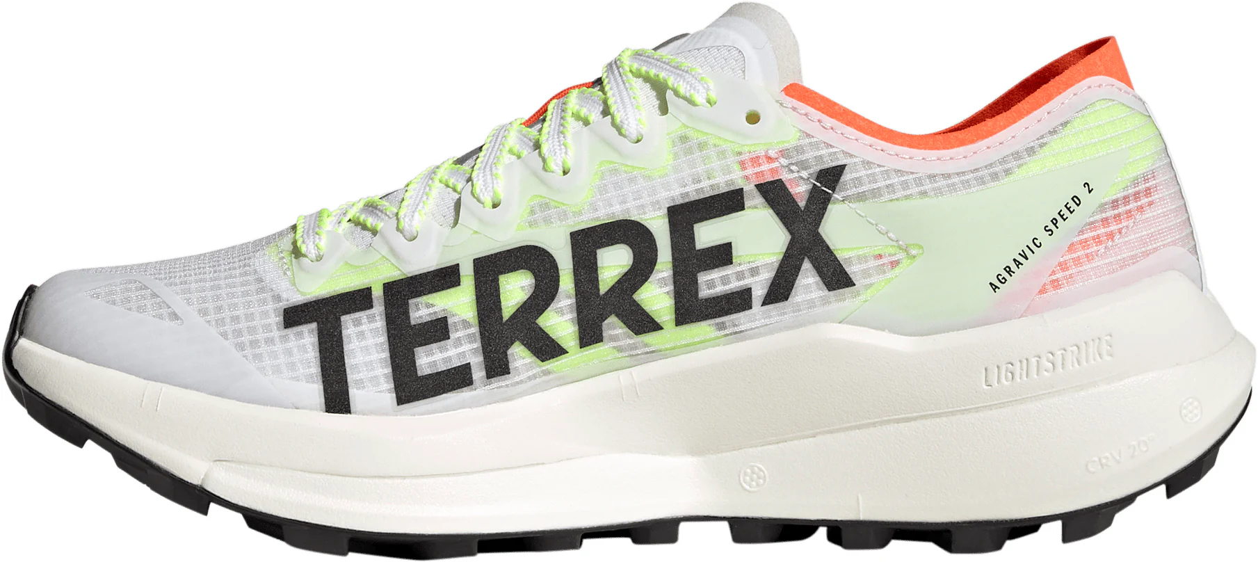 adidas Terrex Agravic Speed 2 Womens Trail Running Shoes - White - Image 3