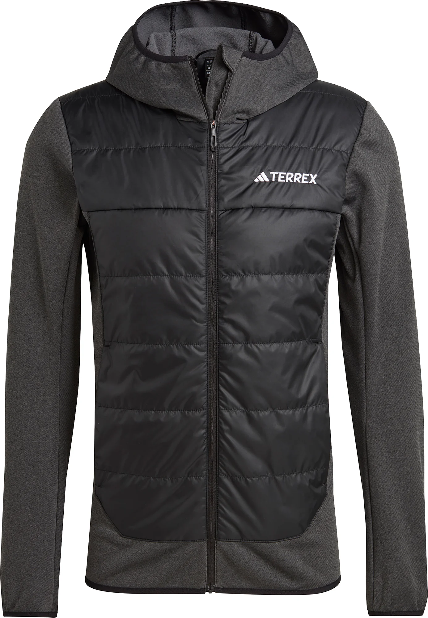 adidas Terrex Multi Hybrid Hooded Mens Insulated Jacket - Black - Image 5