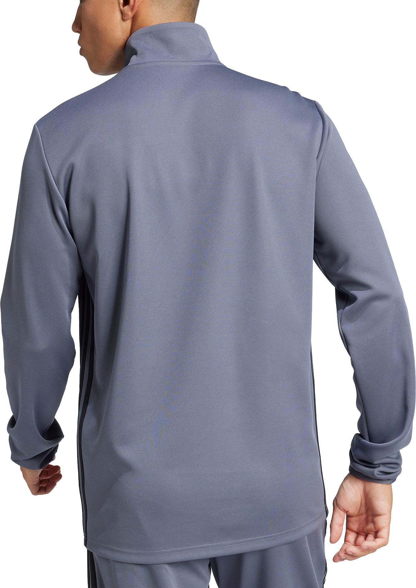 adidas Tiro 25 Essentials Half Zip Long Sleeve Mens Training Top - Grey - Image 2