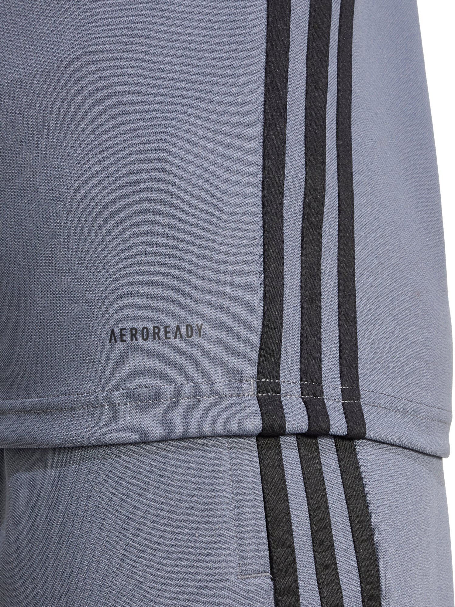 adidas Tiro 25 Essentials Half Zip Long Sleeve Womens Training Top - Grey - Image 3