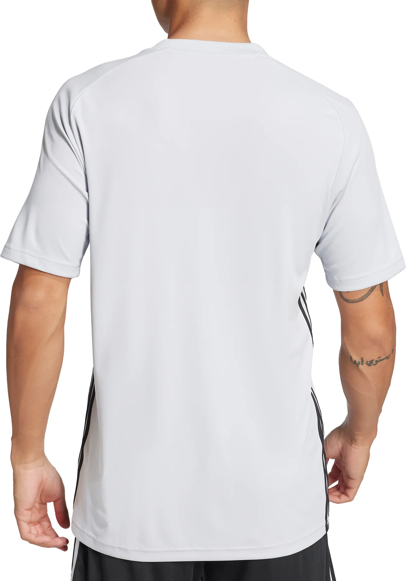 adidas Tiro 25 Essentials Short Sleeve Mens Training Top - White - Image 2