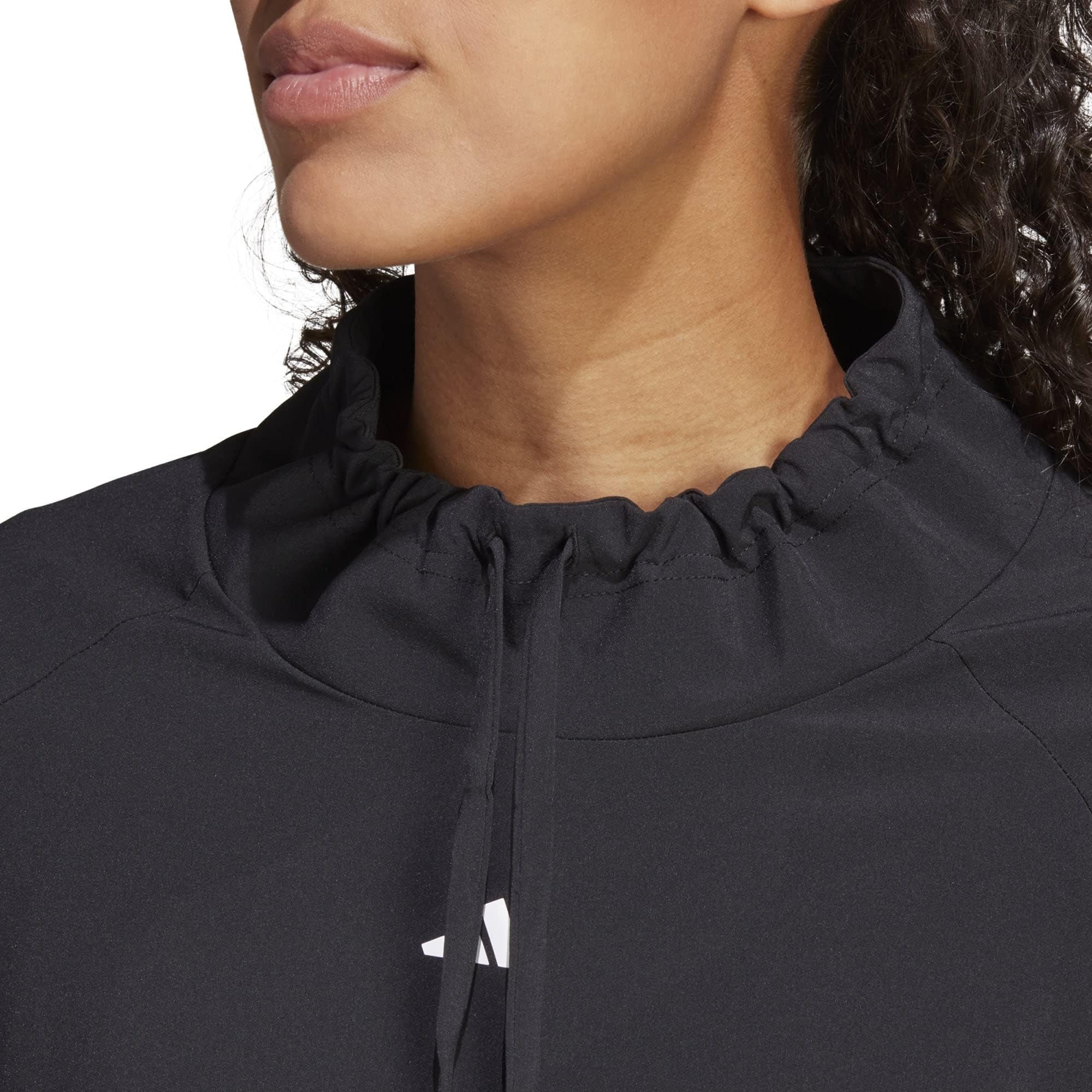 adidas Train Icon Full Cover Womens Training Long Sleeve Top - Black - Image 5