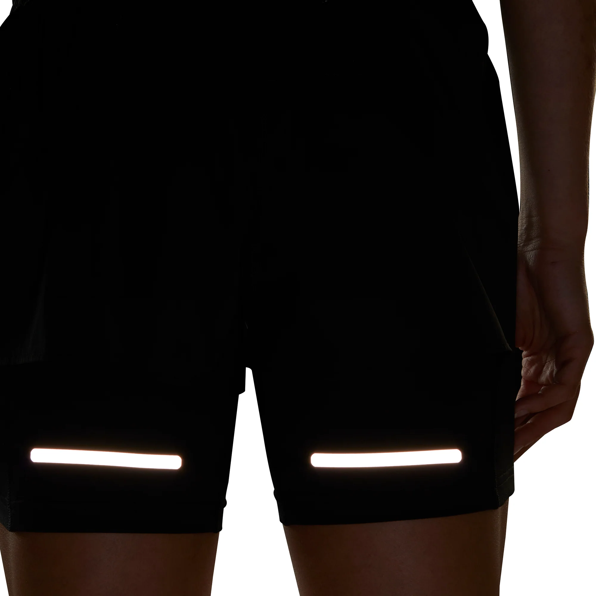 adidas Ultimate 2 In 1 Womens Running Shorts - Black - Image 4