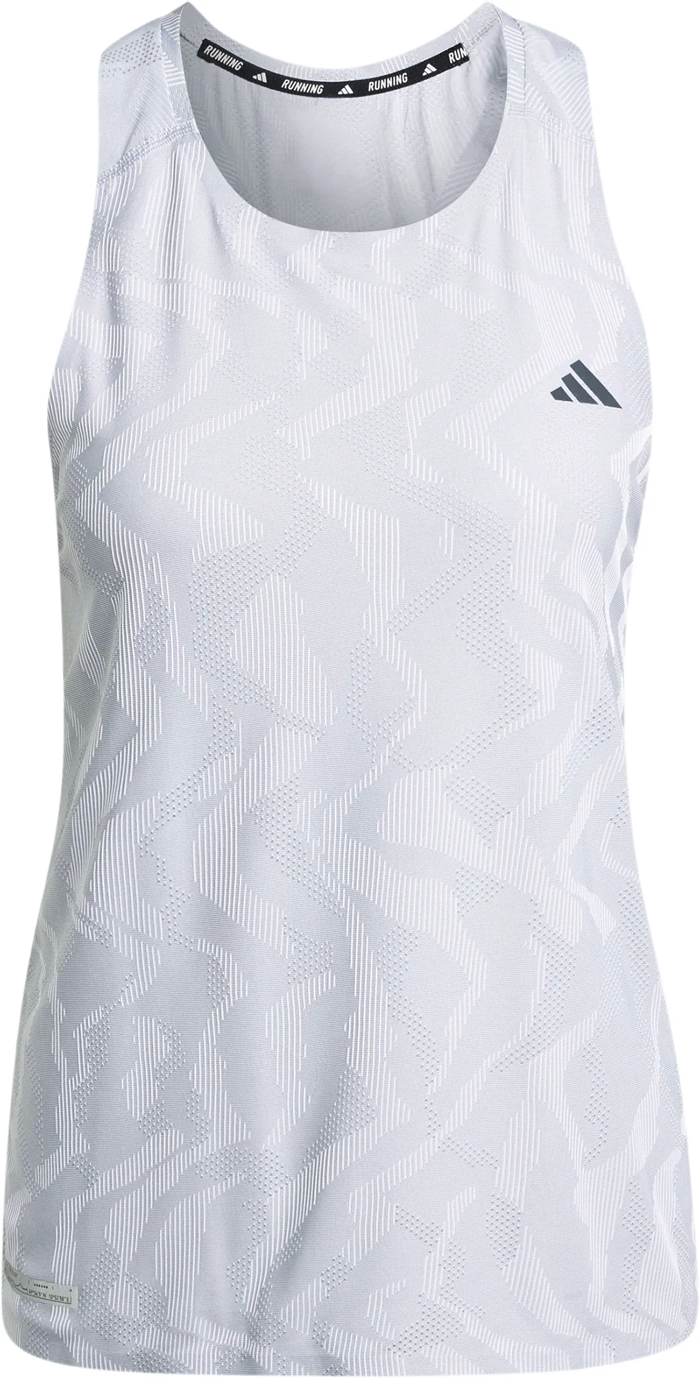 adidas Ultimate AIRCHILL Engineered Womens Running Vest Tank Top - Grey - Image 5