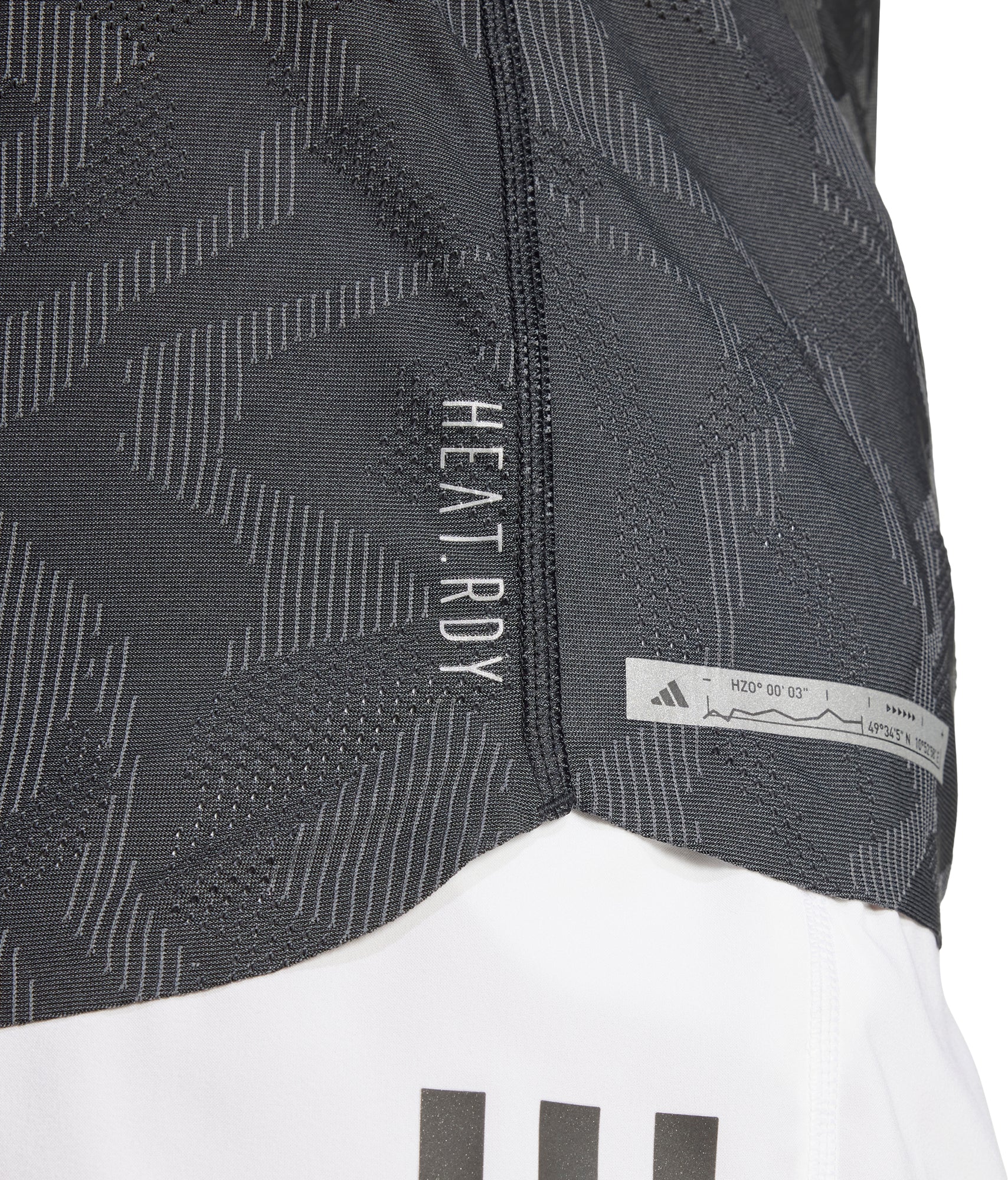 adidas Ultimate HEAT.RDY Engineered Womens Running Vest Tank Top - Grey - Image 3