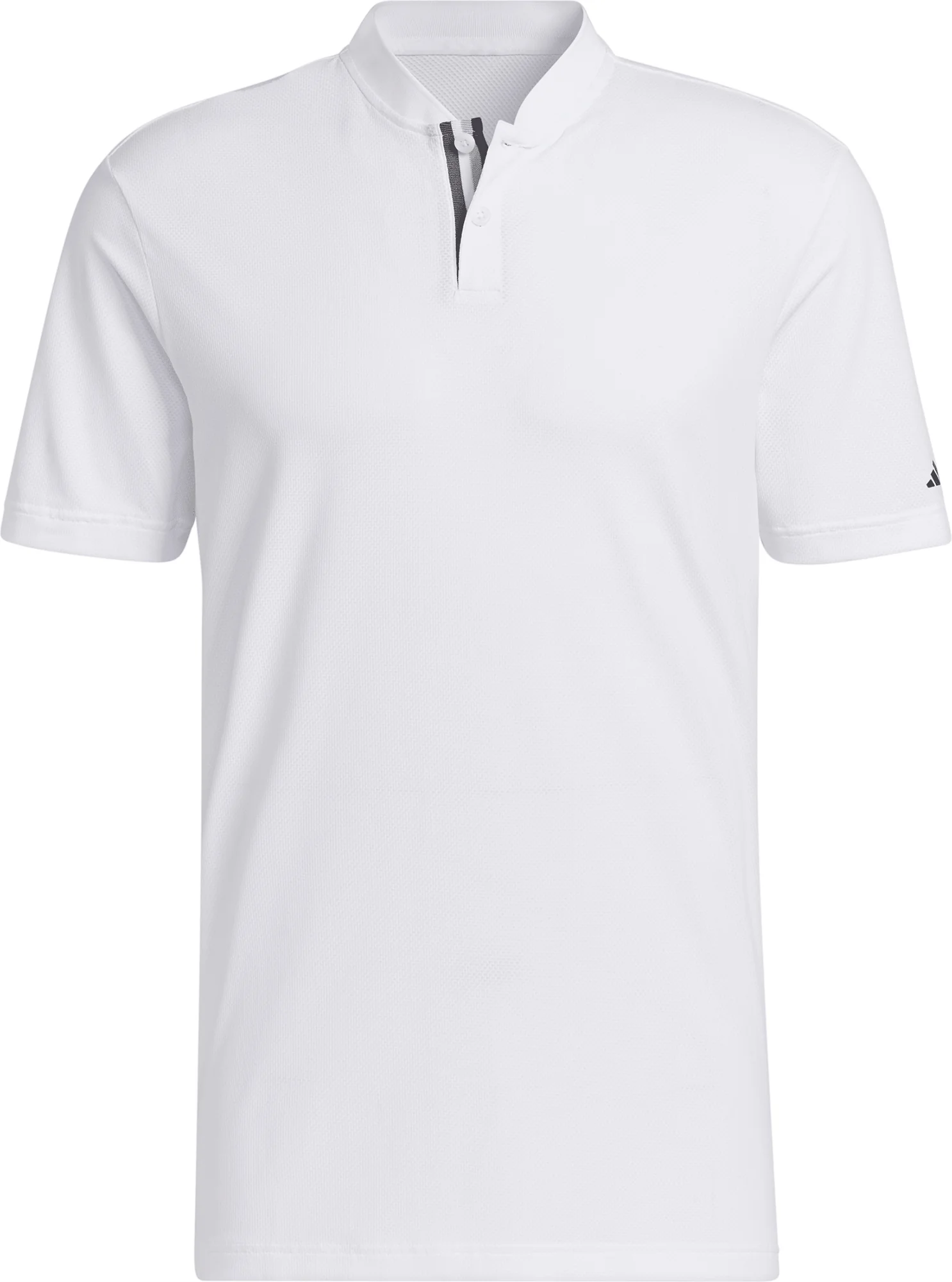 adidas Ultimate365 Tour Short Sleeve Mens Golf Polo Shirt - White - Image 5