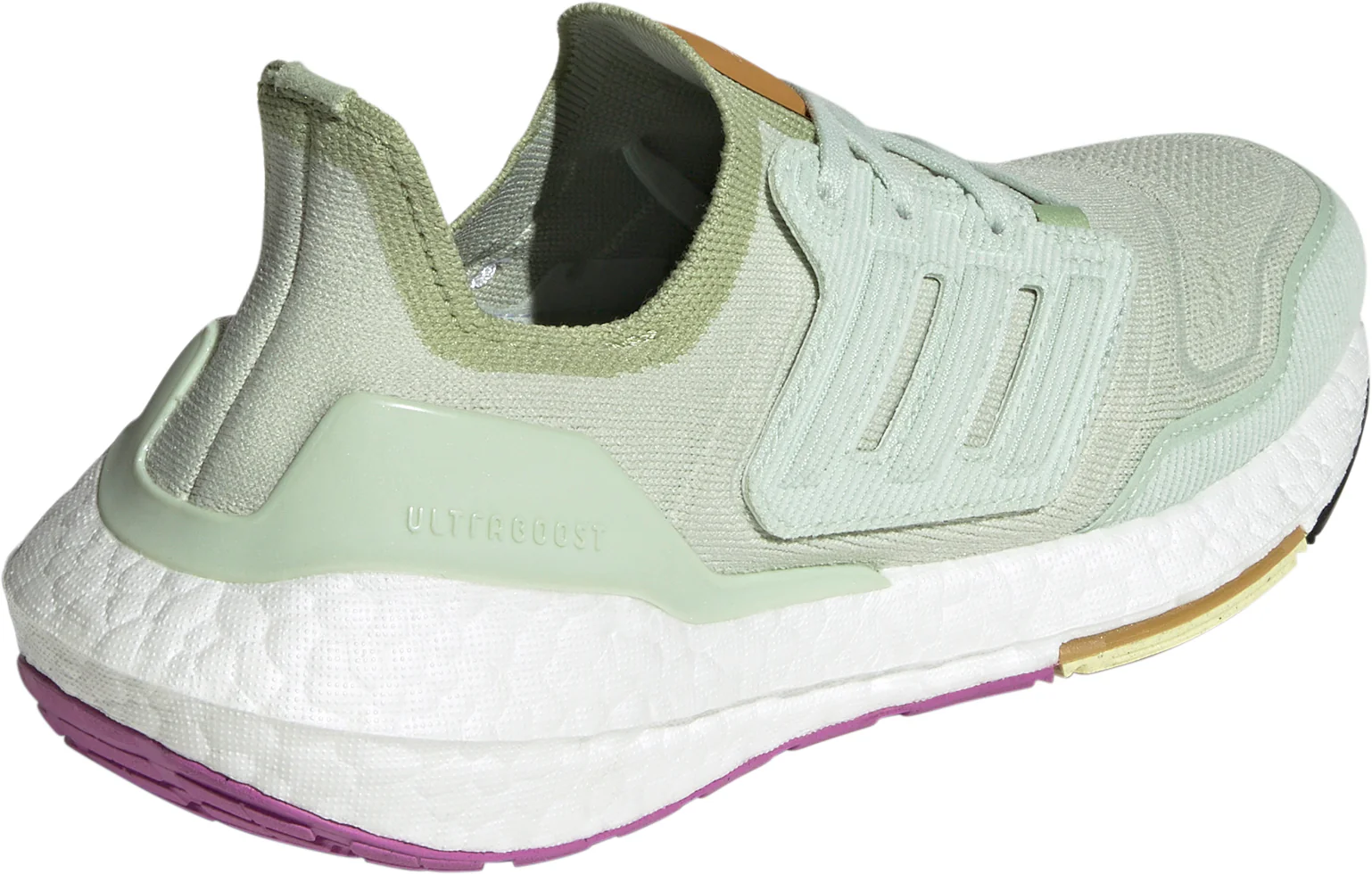 adidas Ultra Boost 22 Womens Running Shoes - Green - Image 5