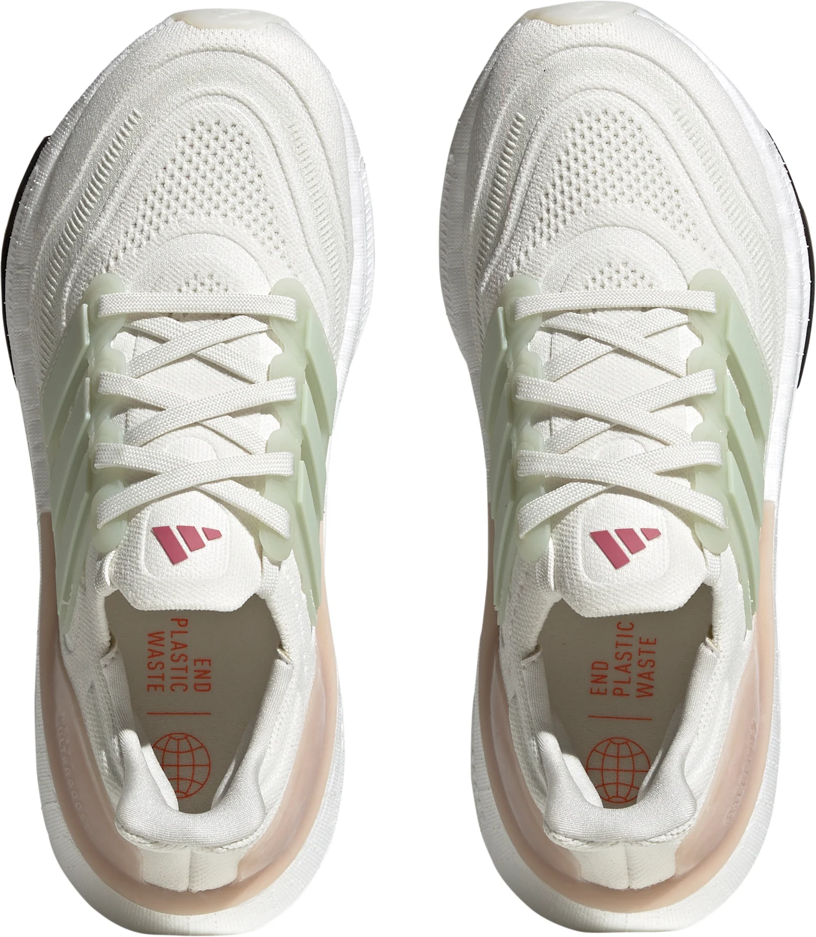 adidas Ultra Boost Light Womens Running Shoes - Green - Image 4
