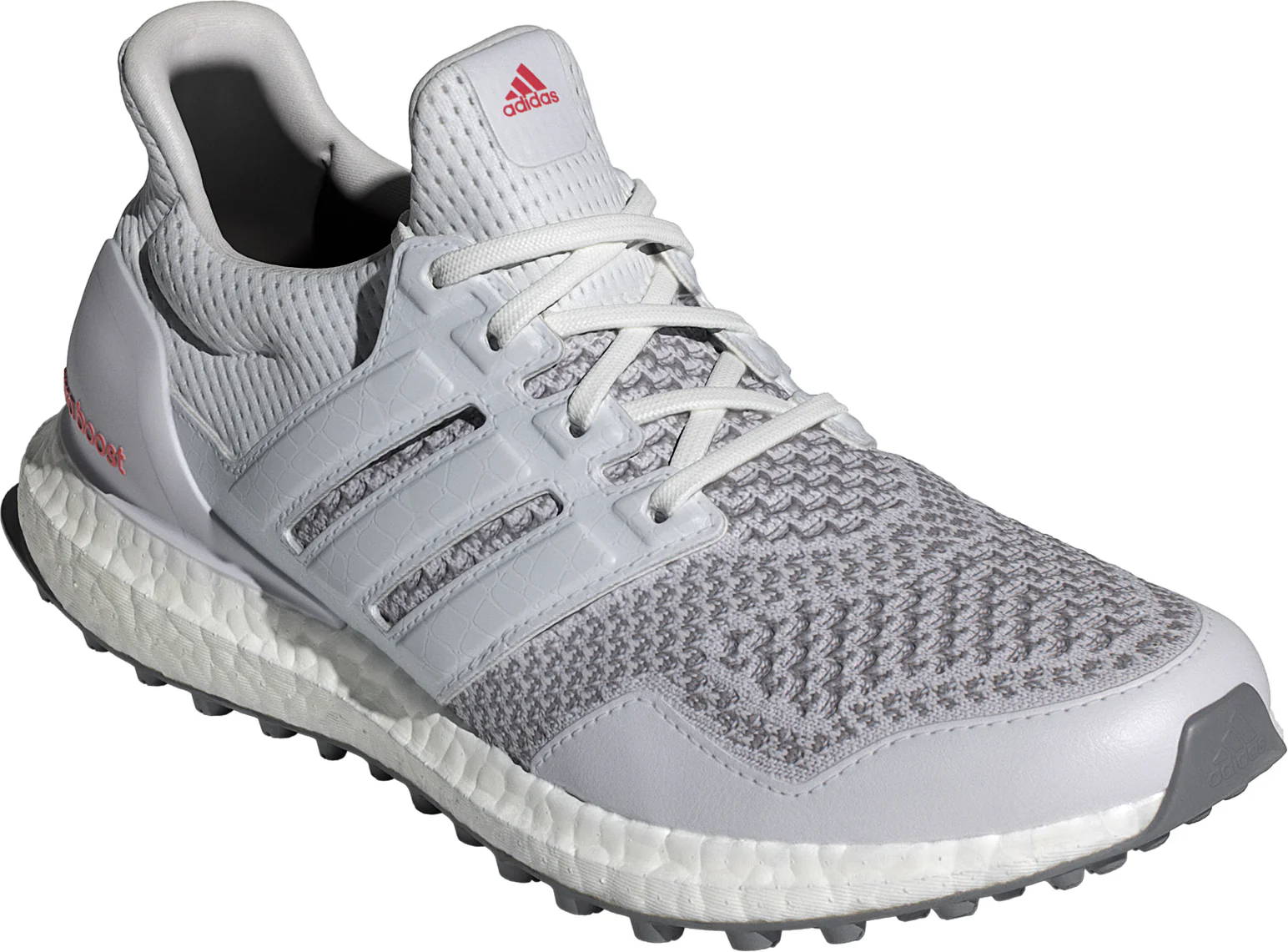 adidas Ultra Boost Spikeless Golf Shoes - Grey - Image 6