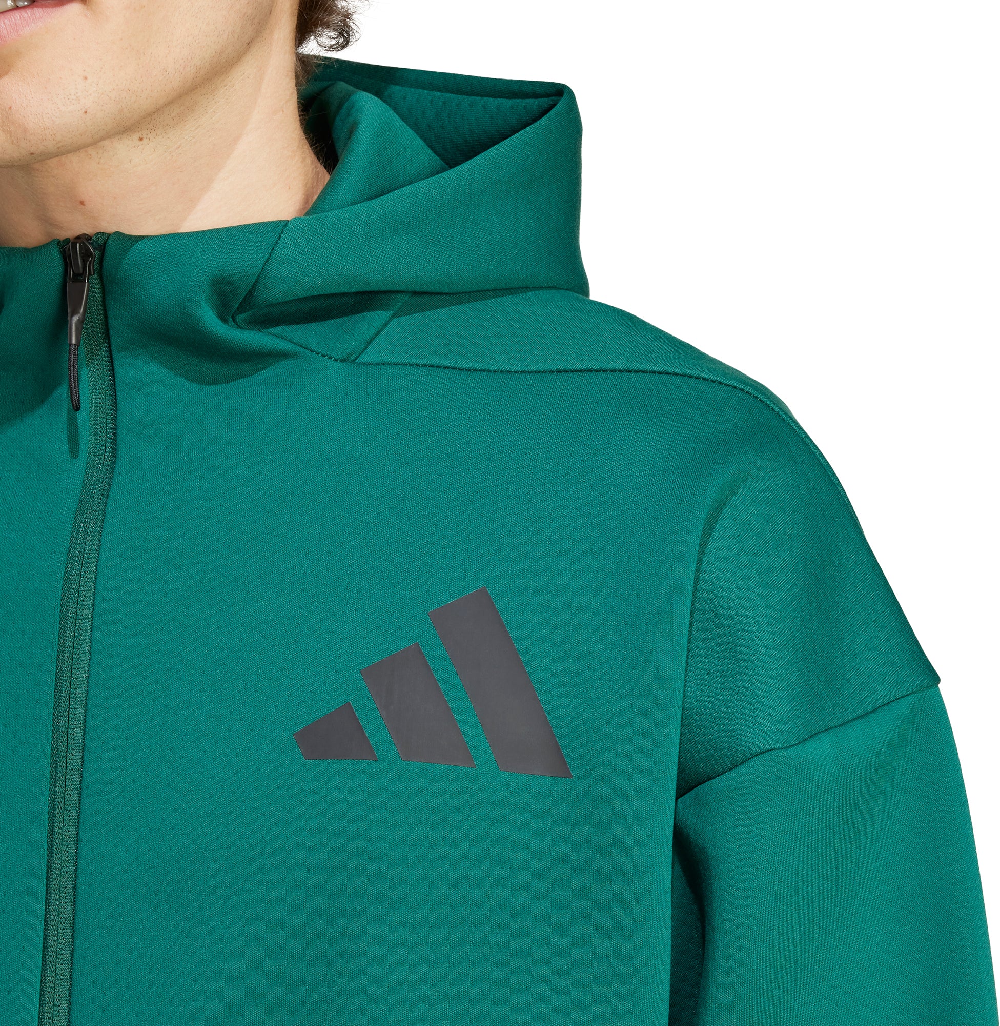 adidas Z.N.E Mens Training Track Jacket - Green - Image 3