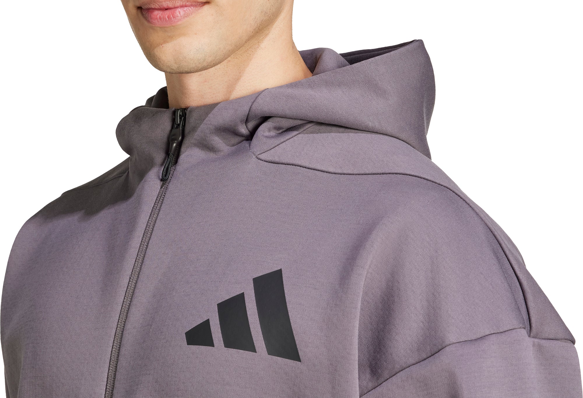 adidas Z.N.E Mens Training Track Jacket - Grey - Image 3