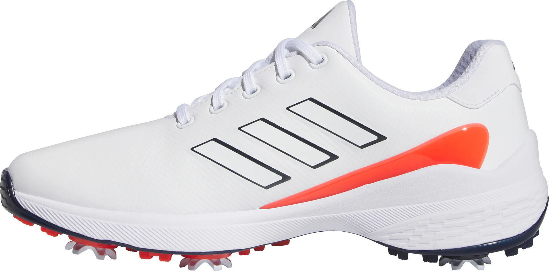 adidas ZG23 Spiked Mens Golf Shoes - White - Image 3