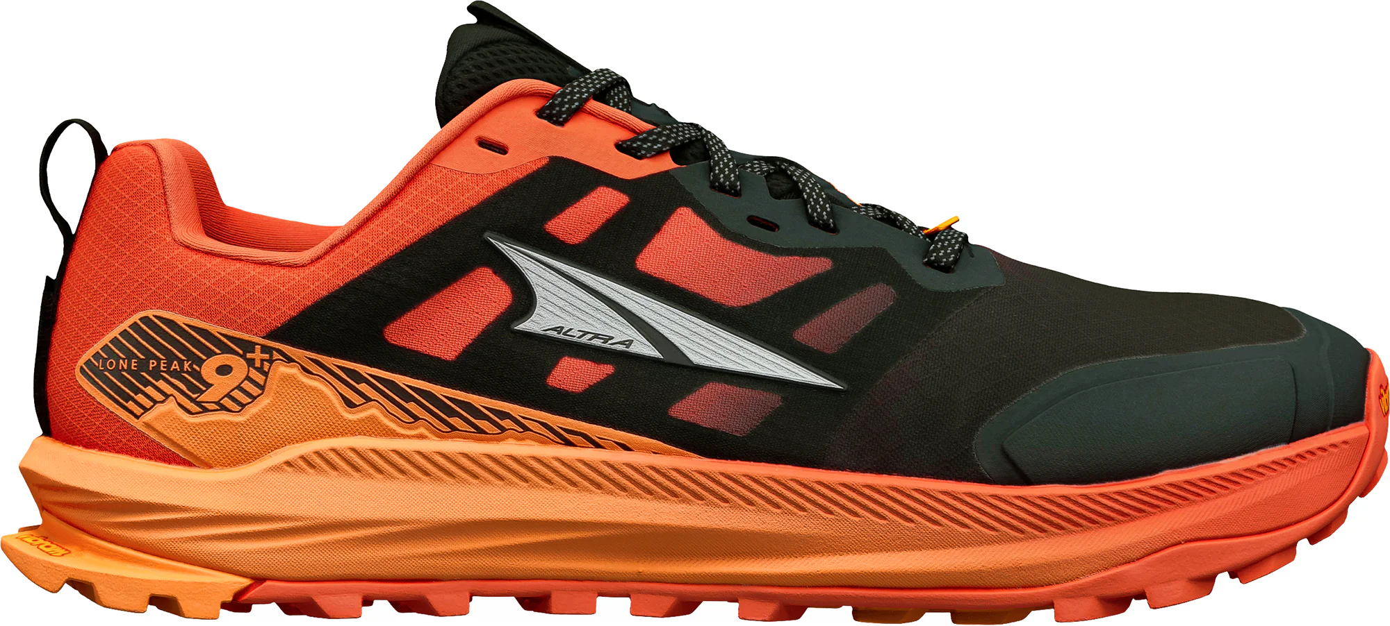 Altra Lone Peak 9+ Mens Trail Running Shoes - Black