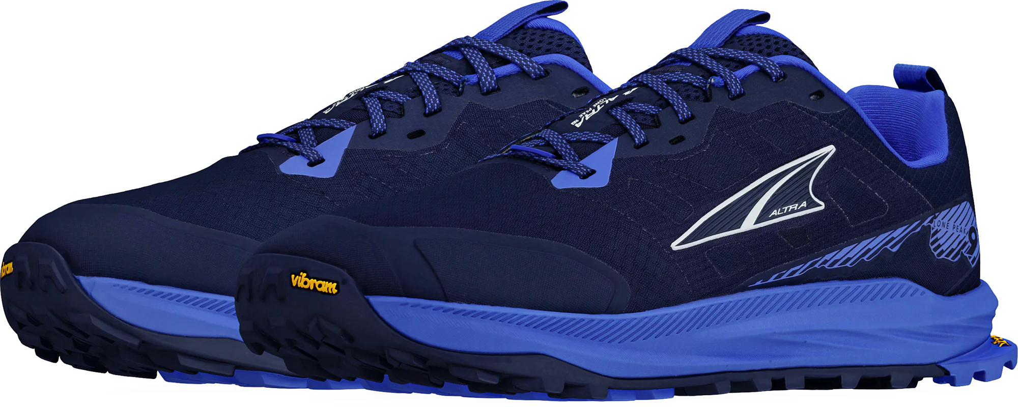 Altra Lone Peak 9+ Mens Trail Running Shoes - Blue - Image 5