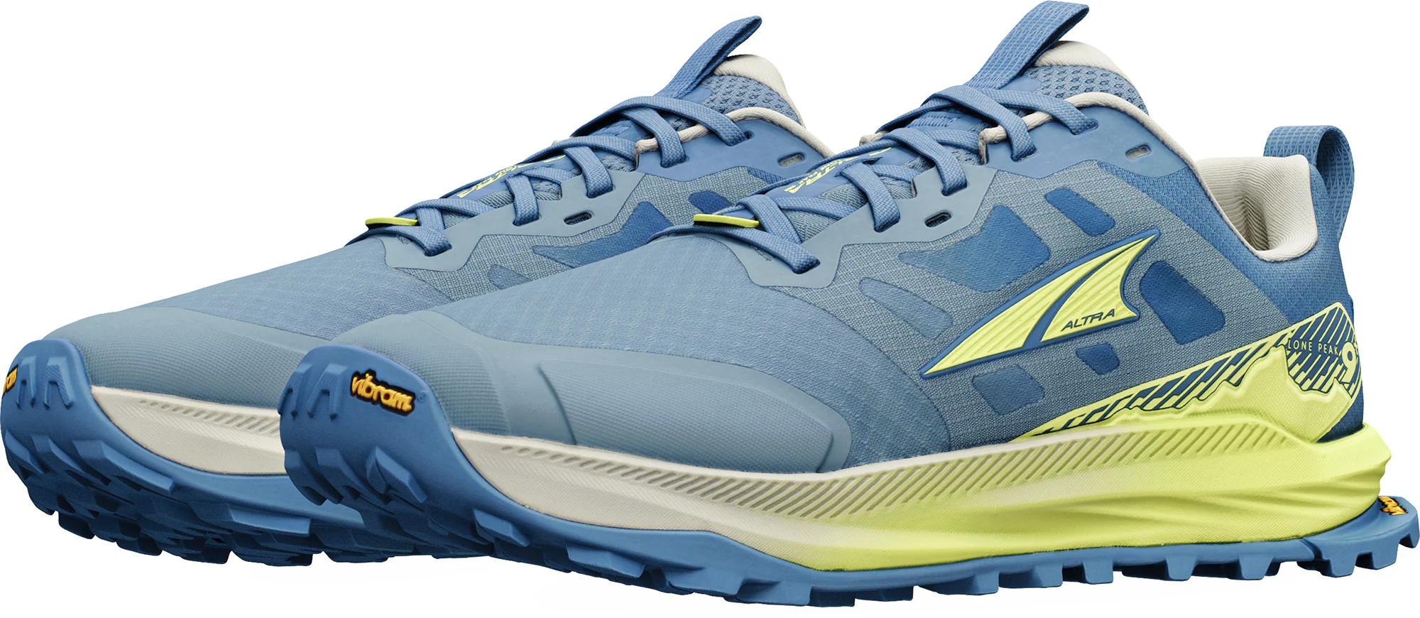 Altra Lone Peak 9+ Womens Trail Running Shoes - Blue - Image 5