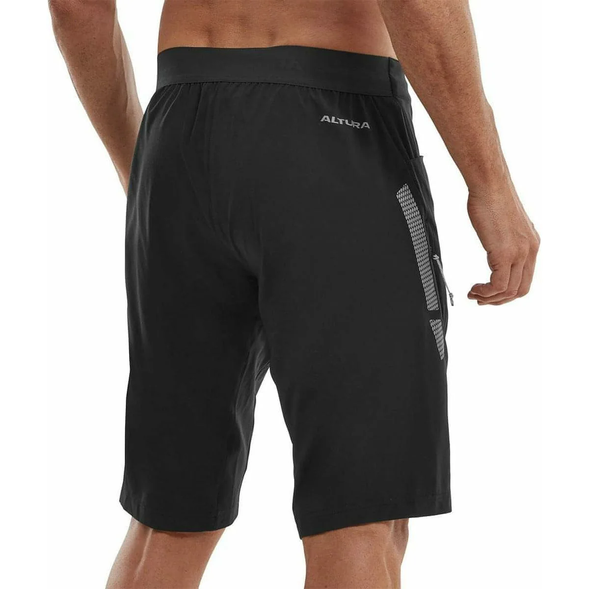 Altura Nightvision Lightweight Mens Baggy Cycling Shorts - Black - Image 2