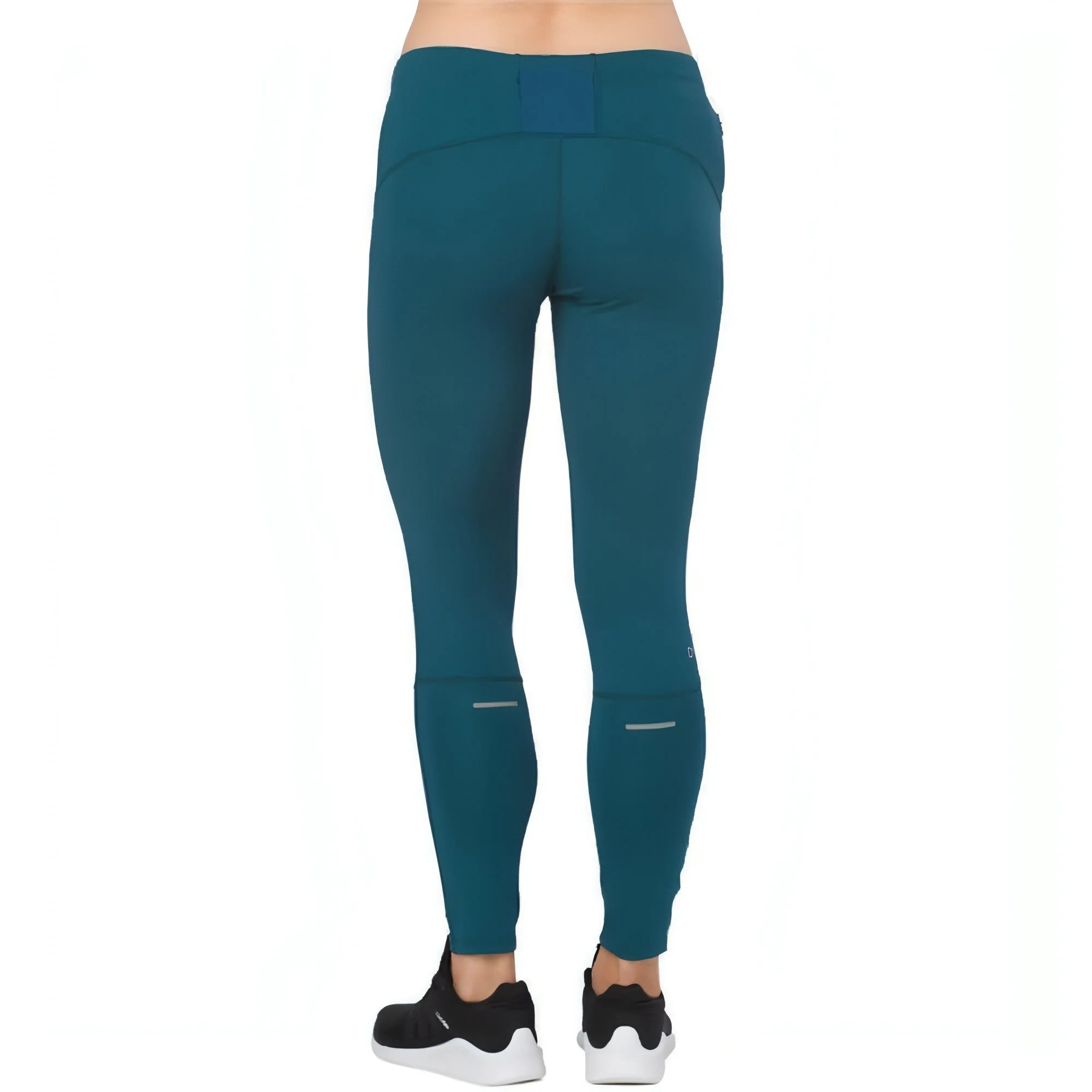 Asics Colour Block Womens 7/8 Running Tights - Blue - Image 2