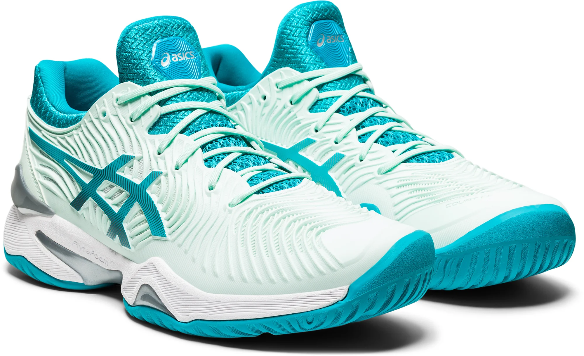 Asics Court FF 2 Womens Tennis Shoes - Green - Image 6