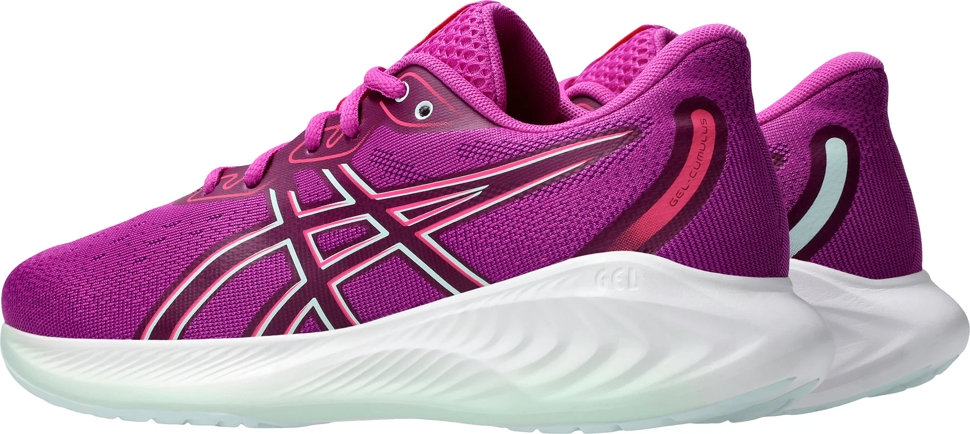 Asics Gel Cumulus 26 GS Junior Running Shoes - Pink - Image 5