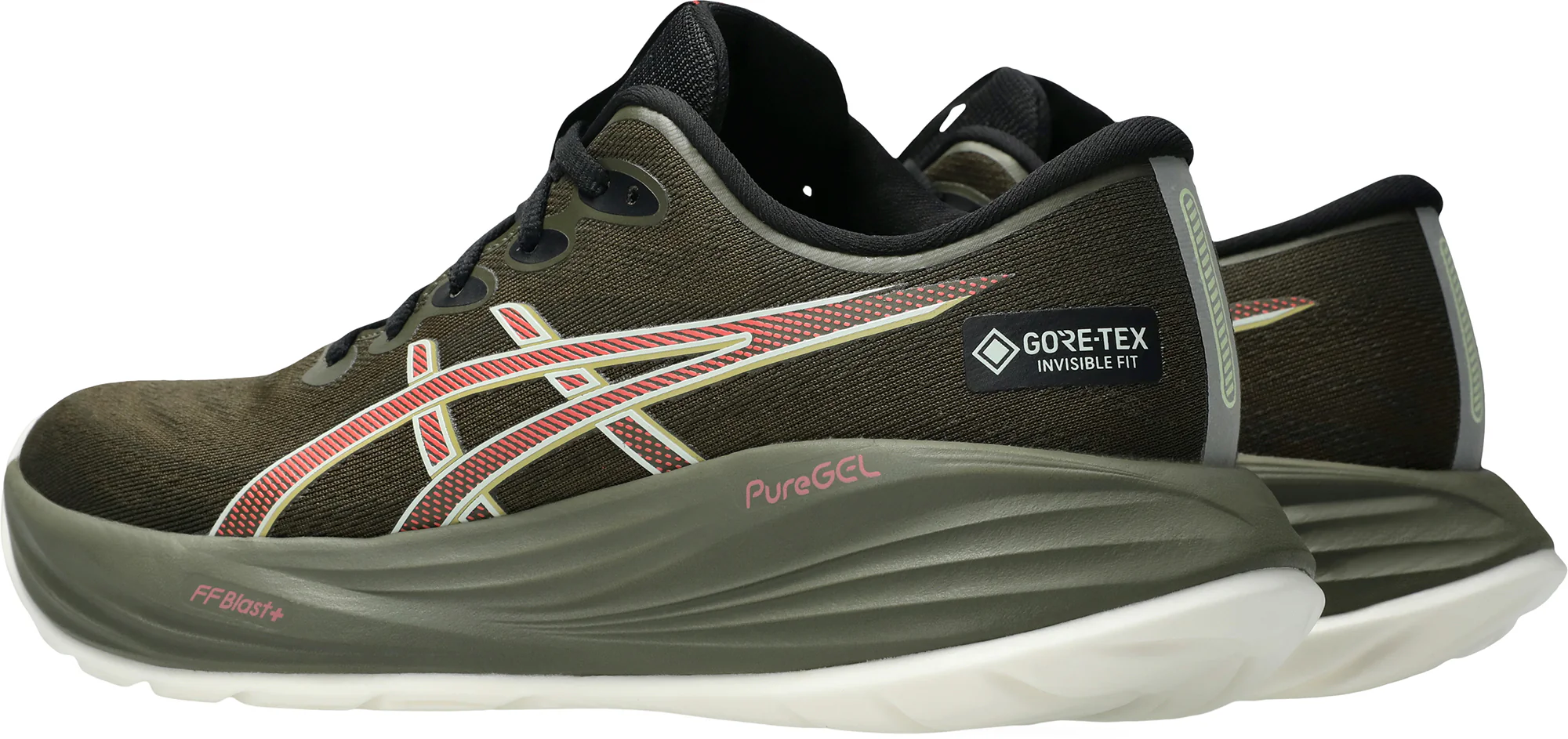Asics Gel Cumulus 27 GORE-TEX Womens Running Shoes - Green - Image 5
